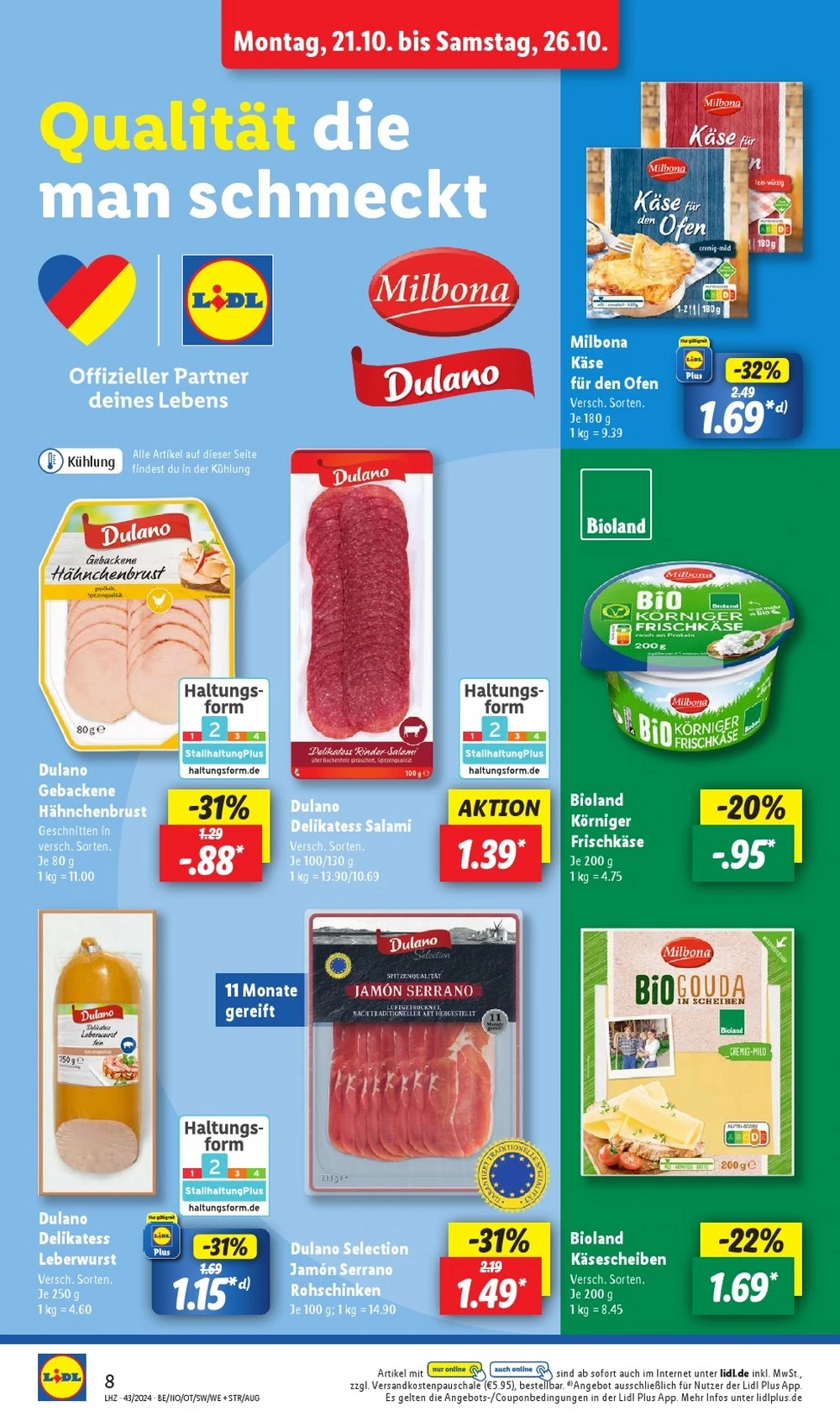 Lidl October 2024 Wöchentliche Angebote, Rabatte, Ermäßigungen und digitale Gutscheine.