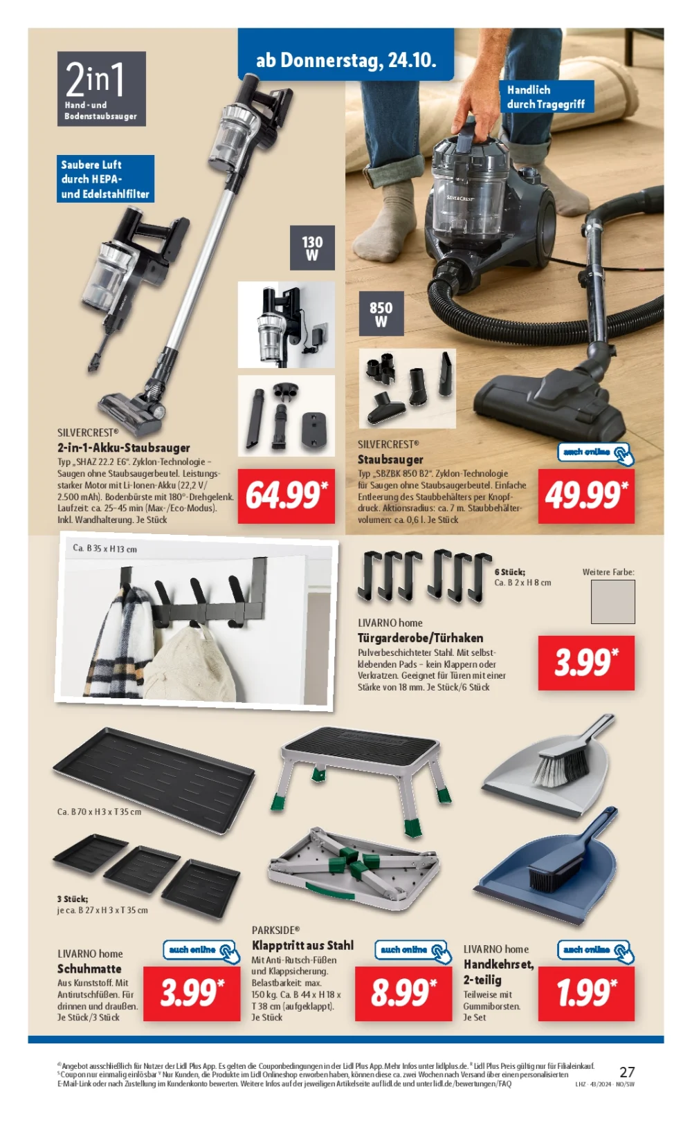 Lidl Prospekt October 2024 Wöchentliche Angebote, Rabatte, Ermäßigungen und digitale Gutscheine.