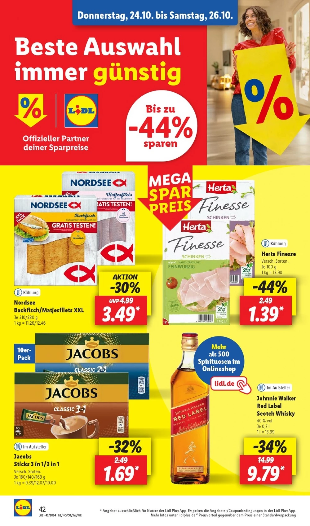 Lidl October 2024 Wöchentliche Angebote, Rabatte, Ermäßigungen und digitale Gutscheine.