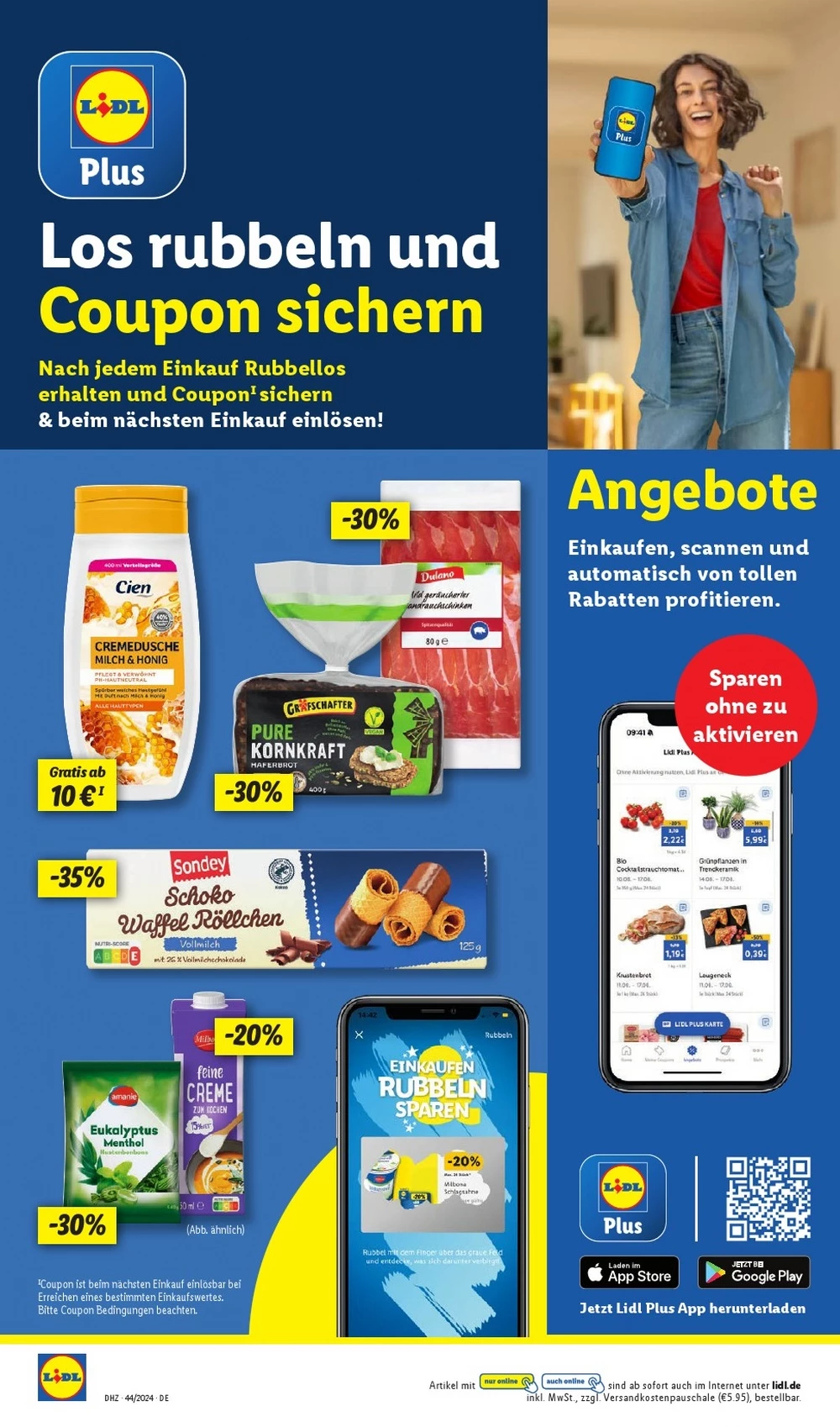 Lidl October 2024 Wöchentliche Angebote, Rabatte, Ermäßigungen und digitale Gutscheine.