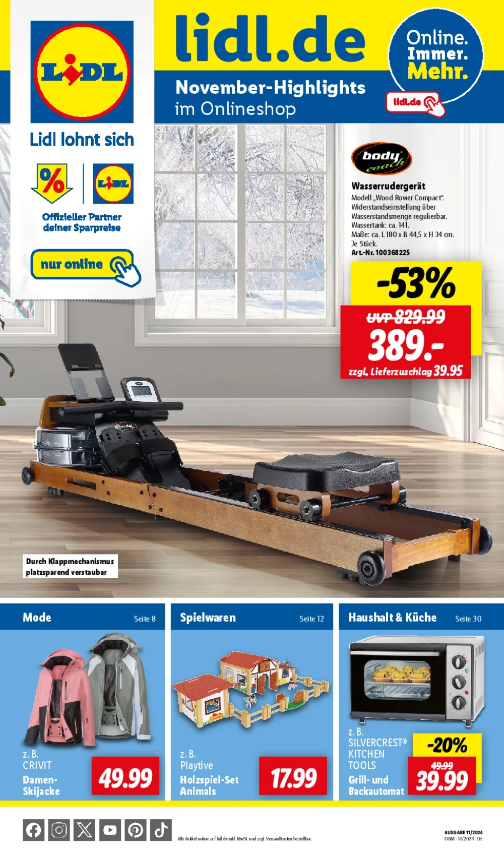 Lidl Prospekt November-Highlights im Onlineshop