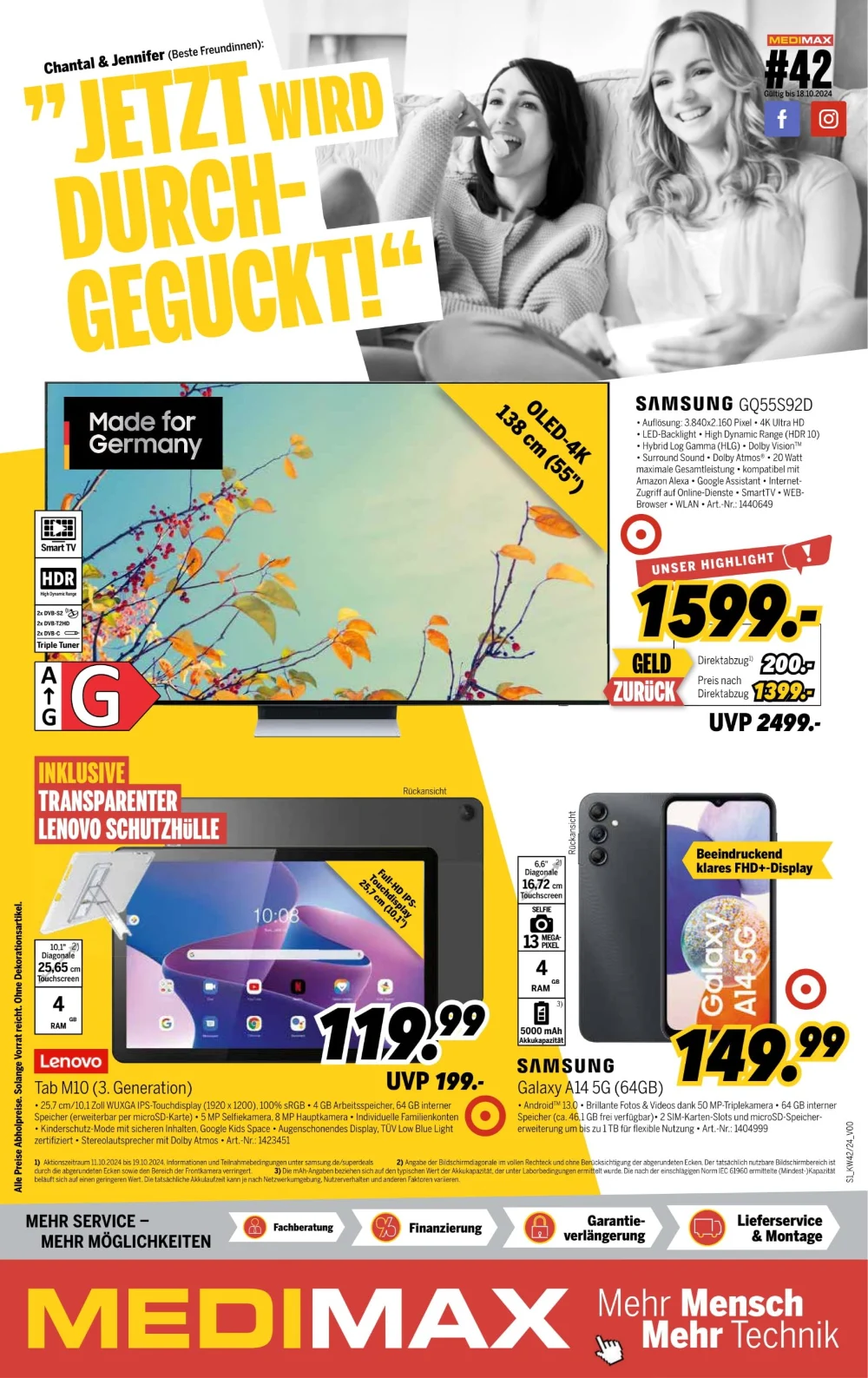 Medimax Prospekt October 2024 Wöchentliche Angebote, Rabatte, Ermäßigungen und digitale Gutscheine.