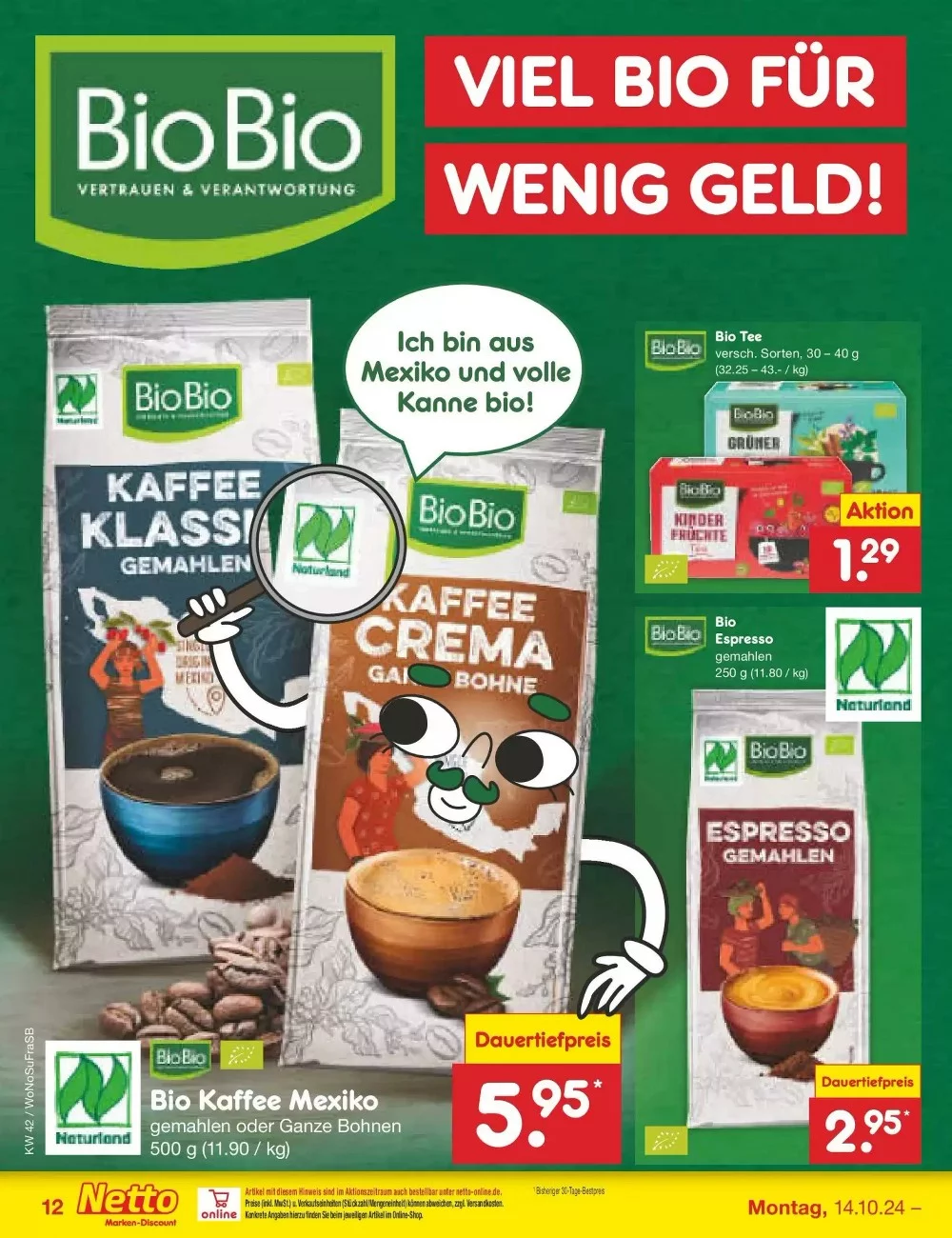 Netto Marken-Discount Prospekt October 2024 Wöchentliche Angebote, Rabatte, Ermäßigungen und digitale Gutscheine.