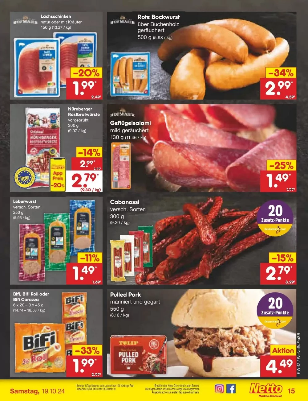 Netto Marken-Discount Prospekt October 2024 Wöchentliche Angebote, Rabatte, Ermäßigungen und digitale Gutscheine.