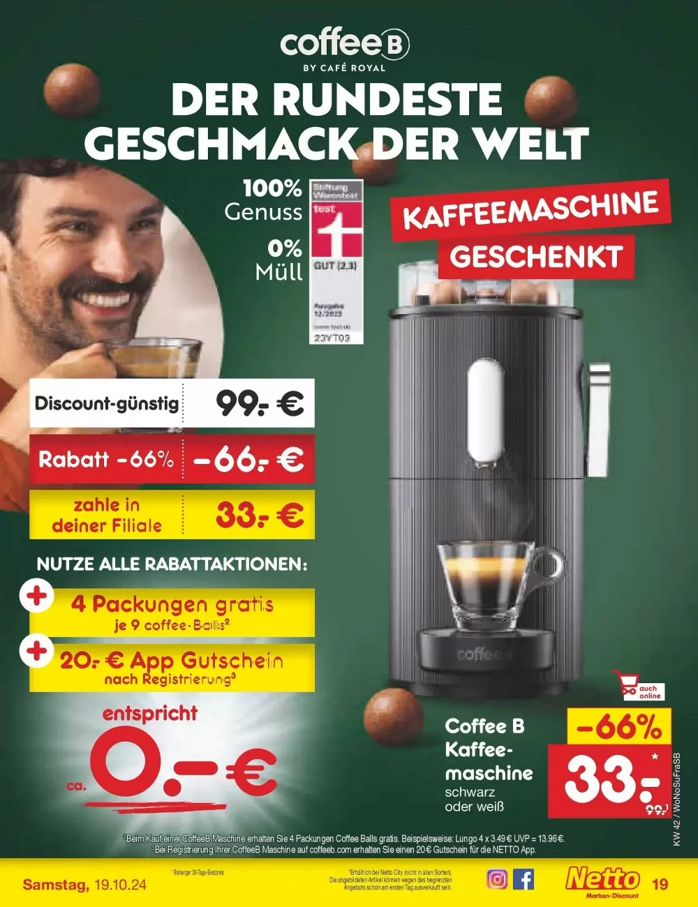 Netto Marken-Discount Prospekt October 2024 Wöchentliche Angebote, Rabatte, Ermäßigungen und digitale Gutscheine.