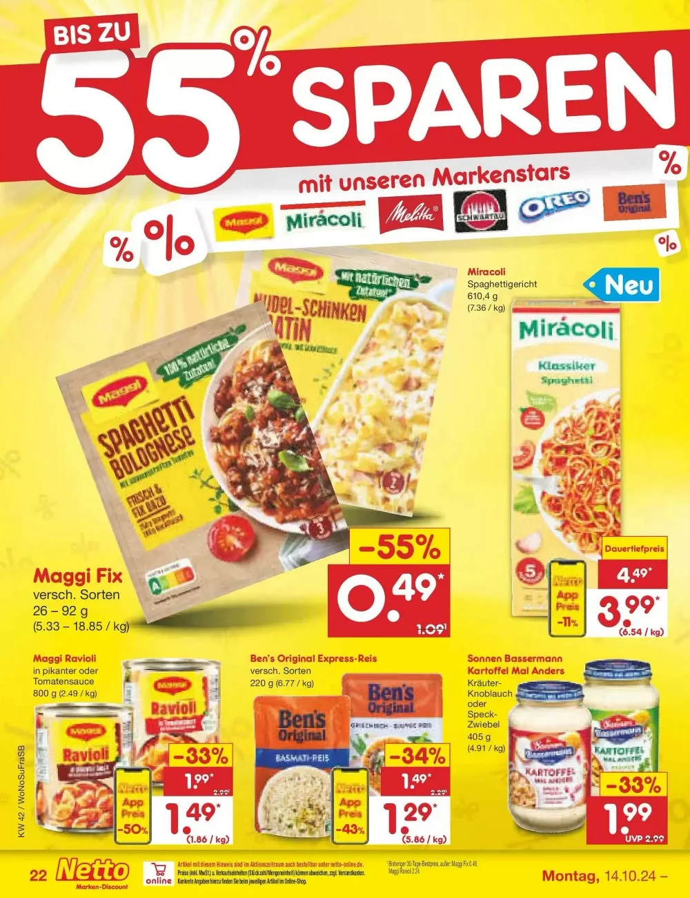 Netto Marken-Discount Prospekt October 2024 Wöchentliche Angebote, Rabatte, Ermäßigungen und digitale Gutscheine.