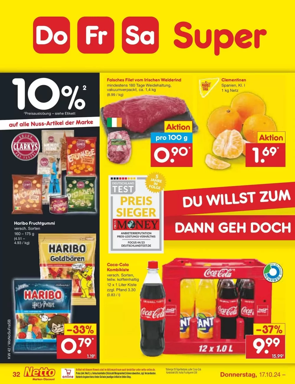 Netto Marken-Discount Prospekt October 2024 Wöchentliche Angebote, Rabatte, Ermäßigungen und digitale Gutscheine.