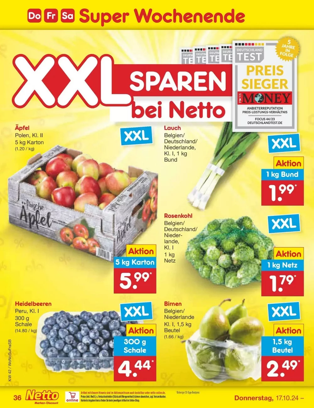 Netto Marken-Discount Prospekt October 2024 Wöchentliche Angebote, Rabatte, Ermäßigungen und digitale Gutscheine.