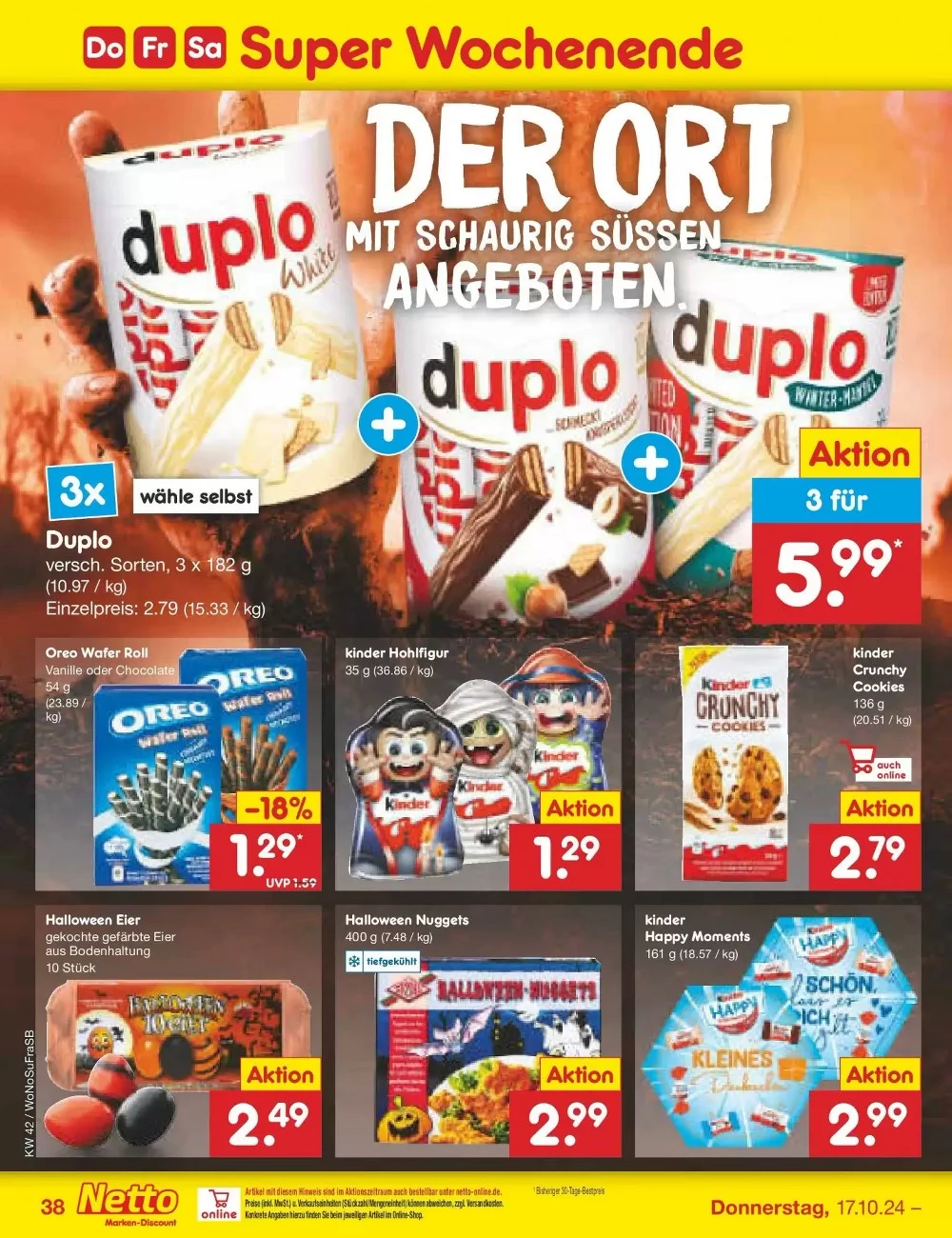 Netto Marken-Discount Prospekt October 2024 Wöchentliche Angebote, Rabatte, Ermäßigungen und digitale Gutscheine.