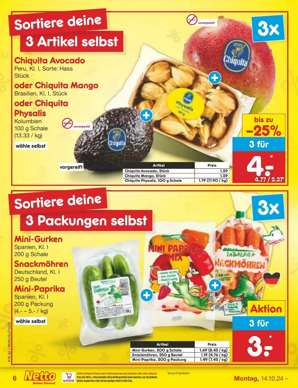 Netto Marken-Discount Prospekt October 2024 Wöchentliche Angebote, Rabatte, Ermäßigungen und digitale Gutscheine.