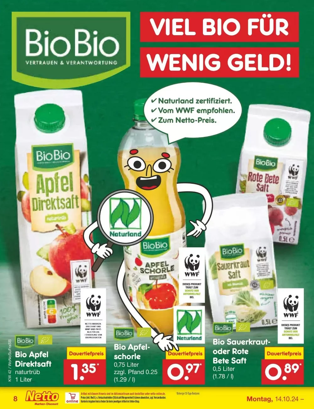 Netto Marken-Discount Prospekt October 2024 Wöchentliche Angebote, Rabatte, Ermäßigungen und digitale Gutscheine.