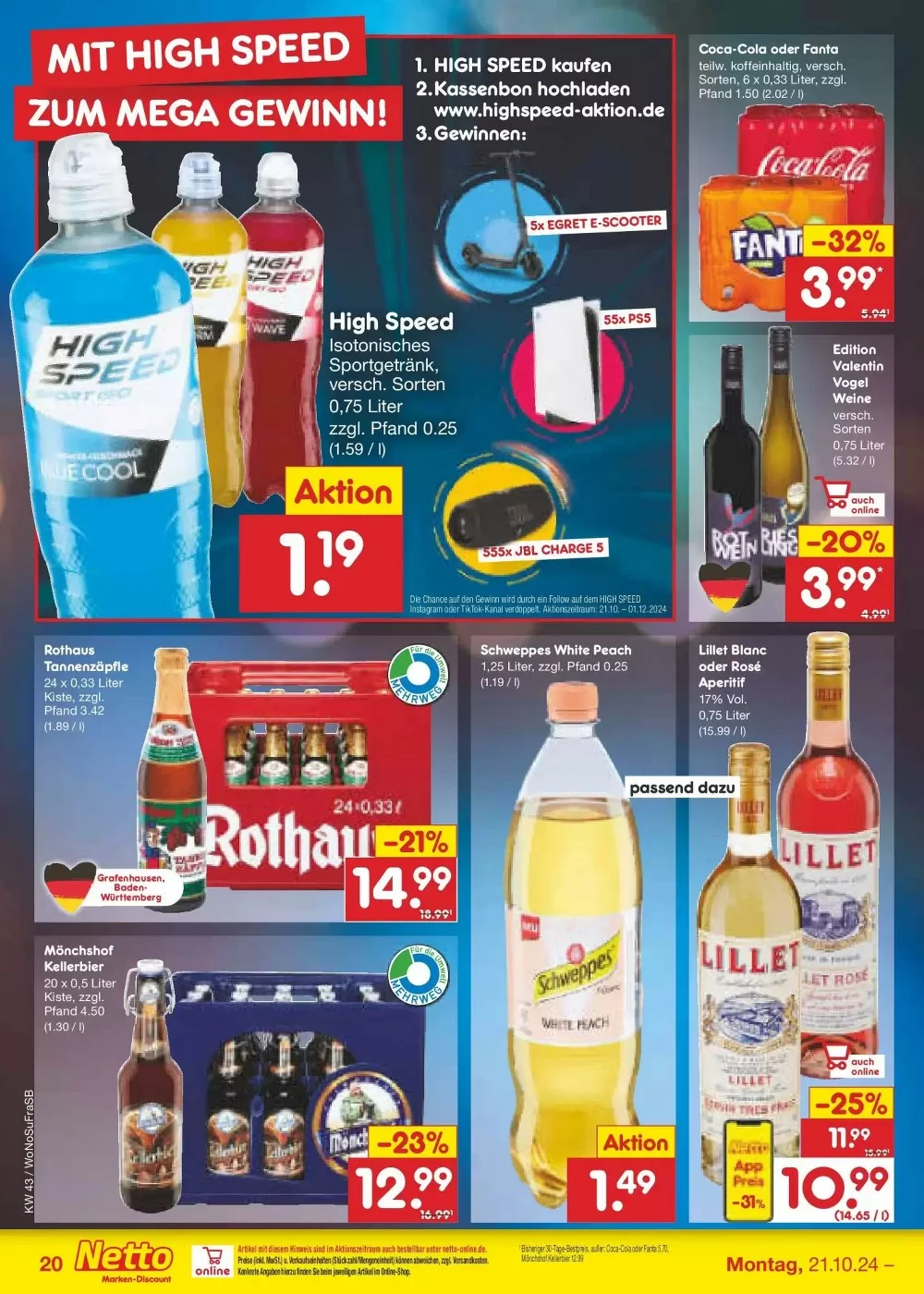 Netto Marken-Discount October 2024 Wöchentliche Angebote, Rabatte, Ermäßigungen und digitale Gutscheine.