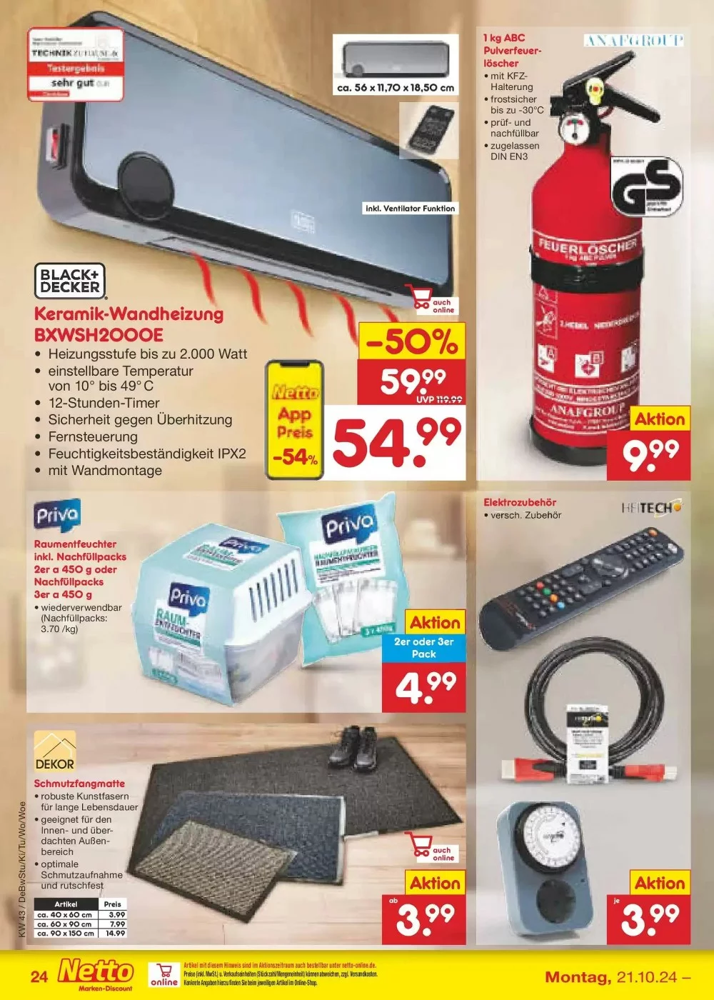 Netto Marken-Discount October 2024 Wöchentliche Angebote, Rabatte, Ermäßigungen und digitale Gutscheine.