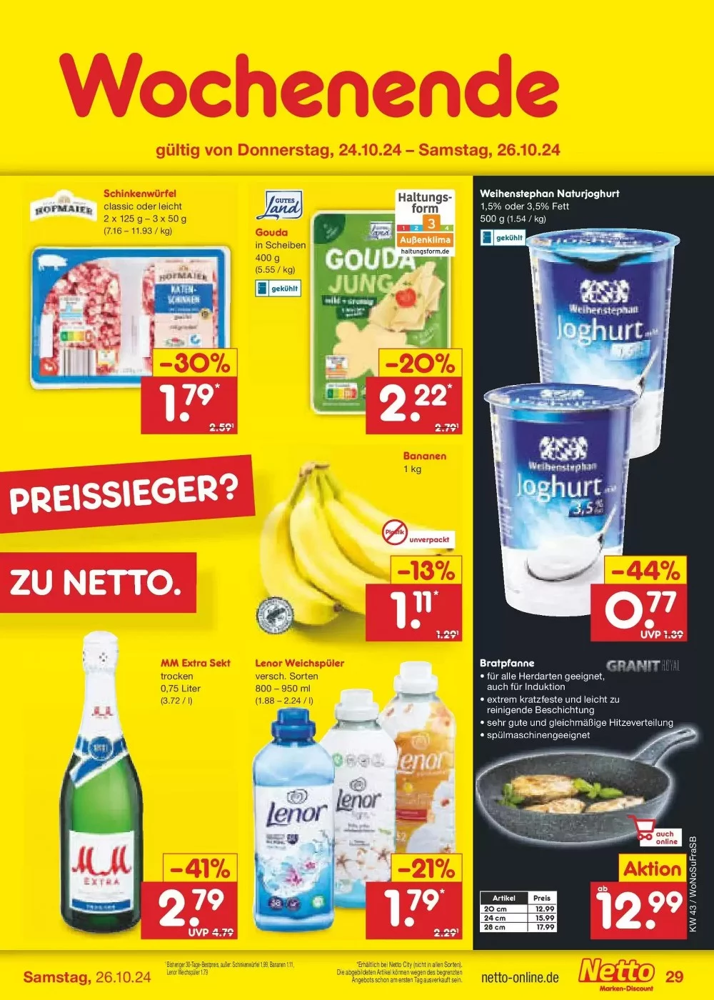 Netto Marken-Discount October 2024 Wöchentliche Angebote, Rabatte, Ermäßigungen und digitale Gutscheine.