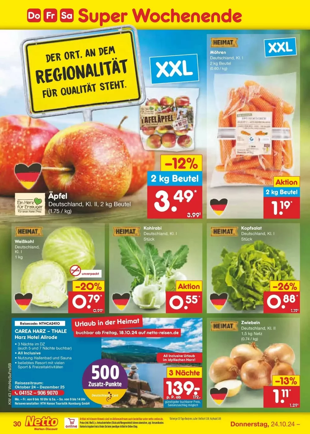 Netto Marken-Discount October 2024 Wöchentliche Angebote, Rabatte, Ermäßigungen und digitale Gutscheine.