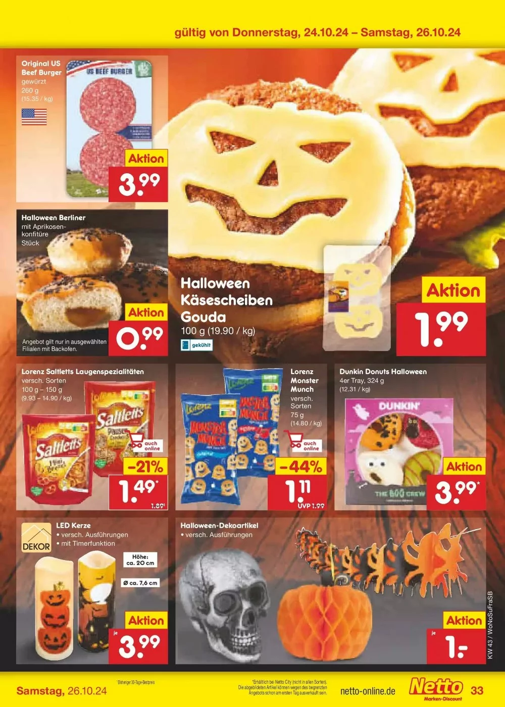 Netto Marken-Discount October 2024 Wöchentliche Angebote, Rabatte, Ermäßigungen und digitale Gutscheine.