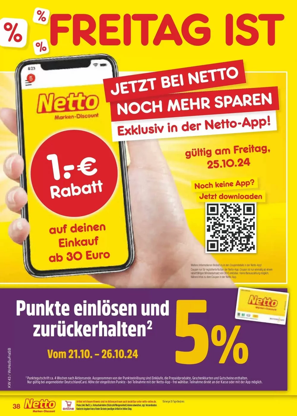 Netto Marken-Discount October 2024 Wöchentliche Angebote, Rabatte, Ermäßigungen und digitale Gutscheine.