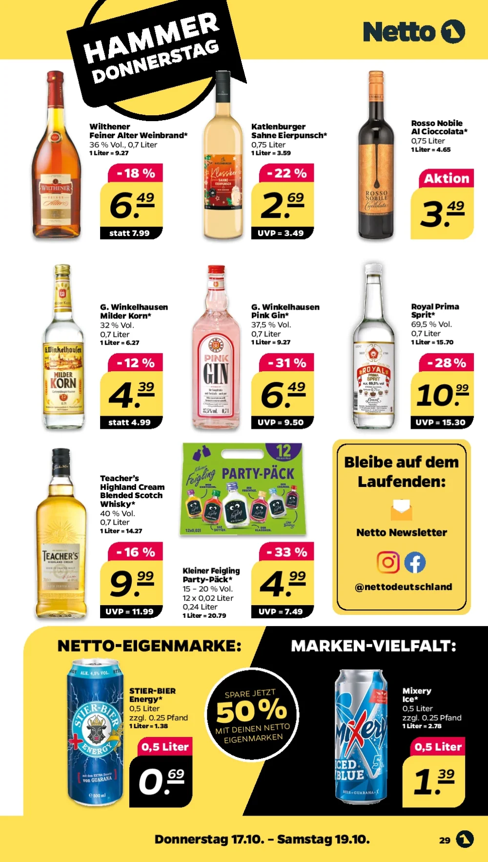 Netto October 2024 Wöchentliche Angebote, Rabatte, Ermäßigungen und digitale Gutscheine.