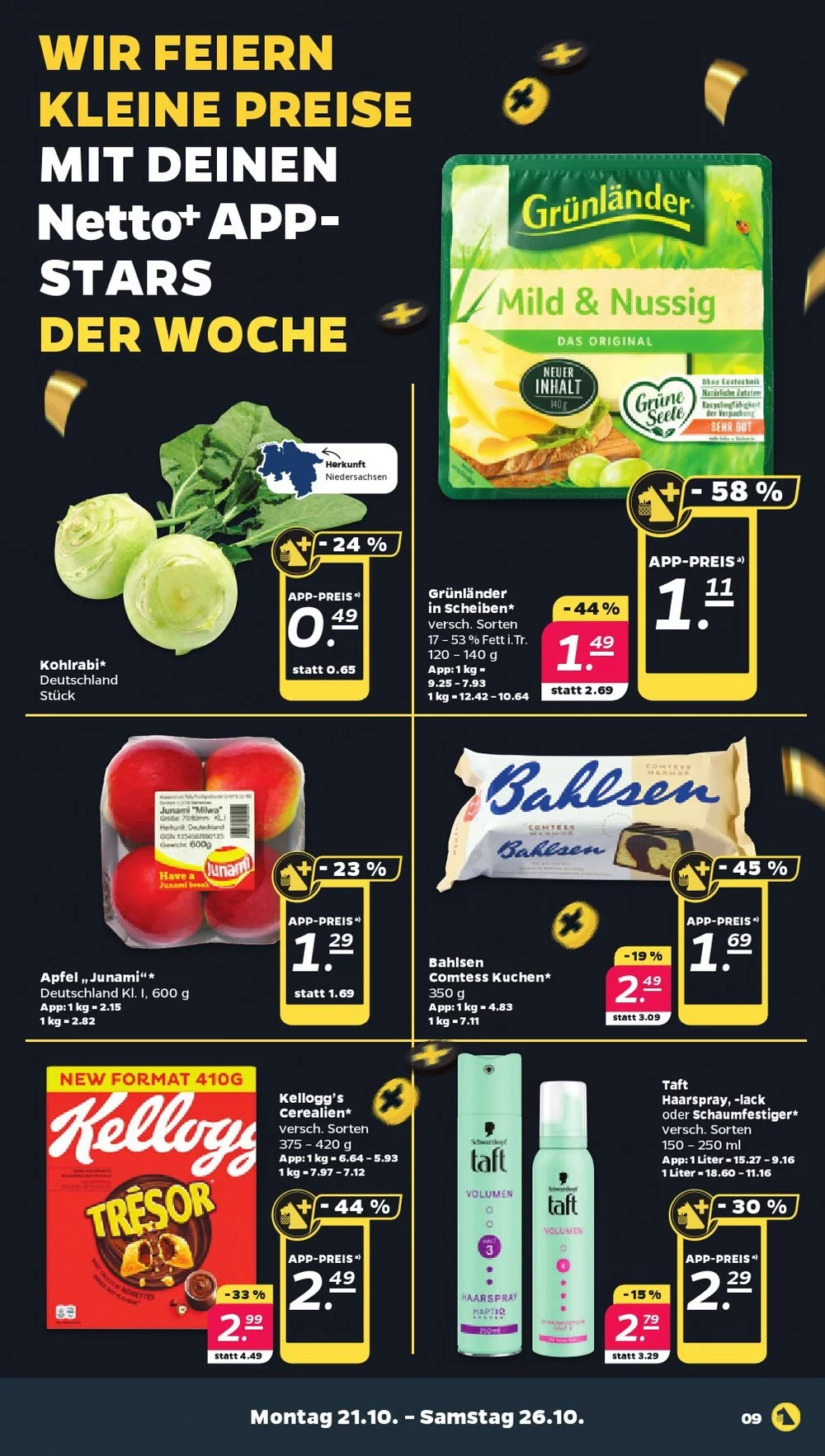 Netto Prospekt October 2024 Wöchentliche Angebote, Rabatte, Ermäßigungen und digitale Gutscheine.