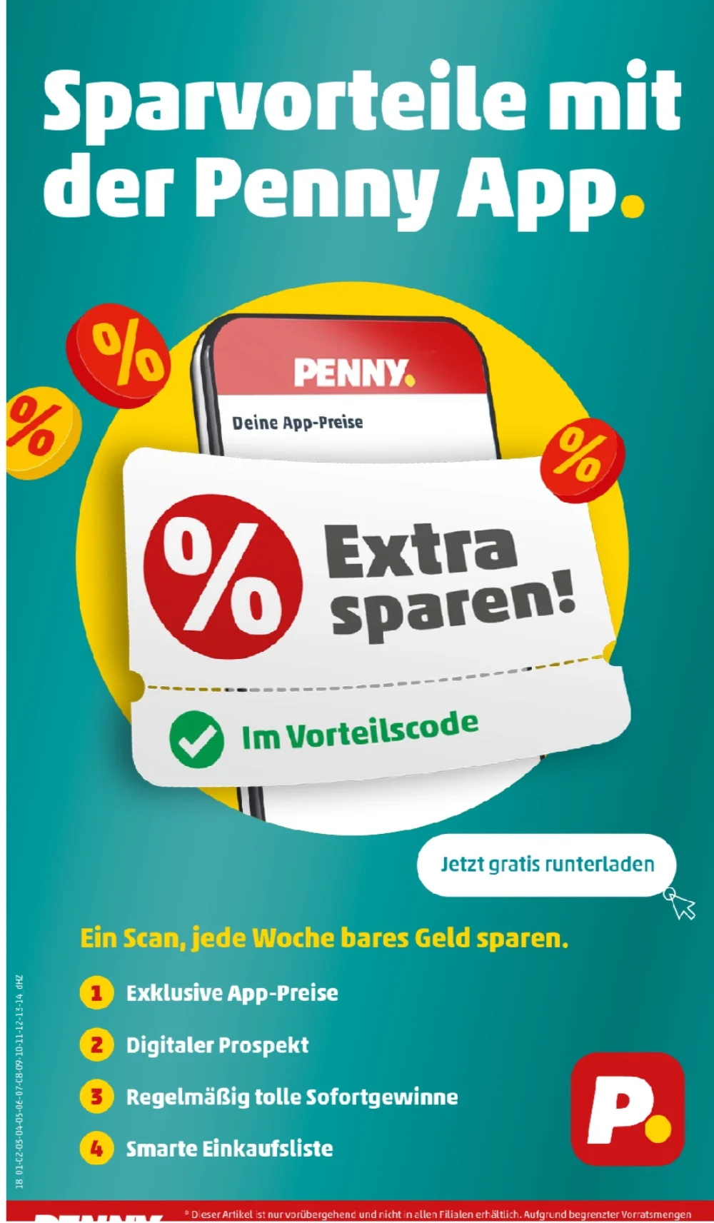 Penny Prospekt October 2024 Wöchentliche Angebote, Rabatte, Ermäßigungen und digitale Gutscheine.