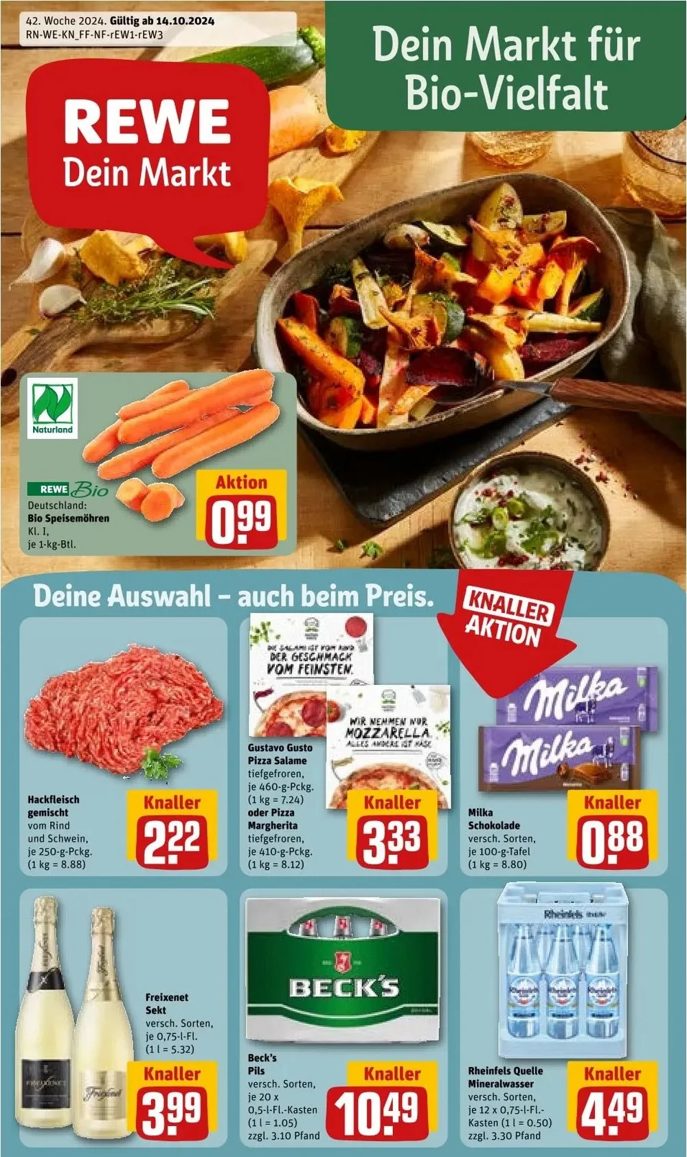 Rewe October 2024 Wöchentliche Angebote, Rabatte, Ermäßigungen und digitale Gutscheine.