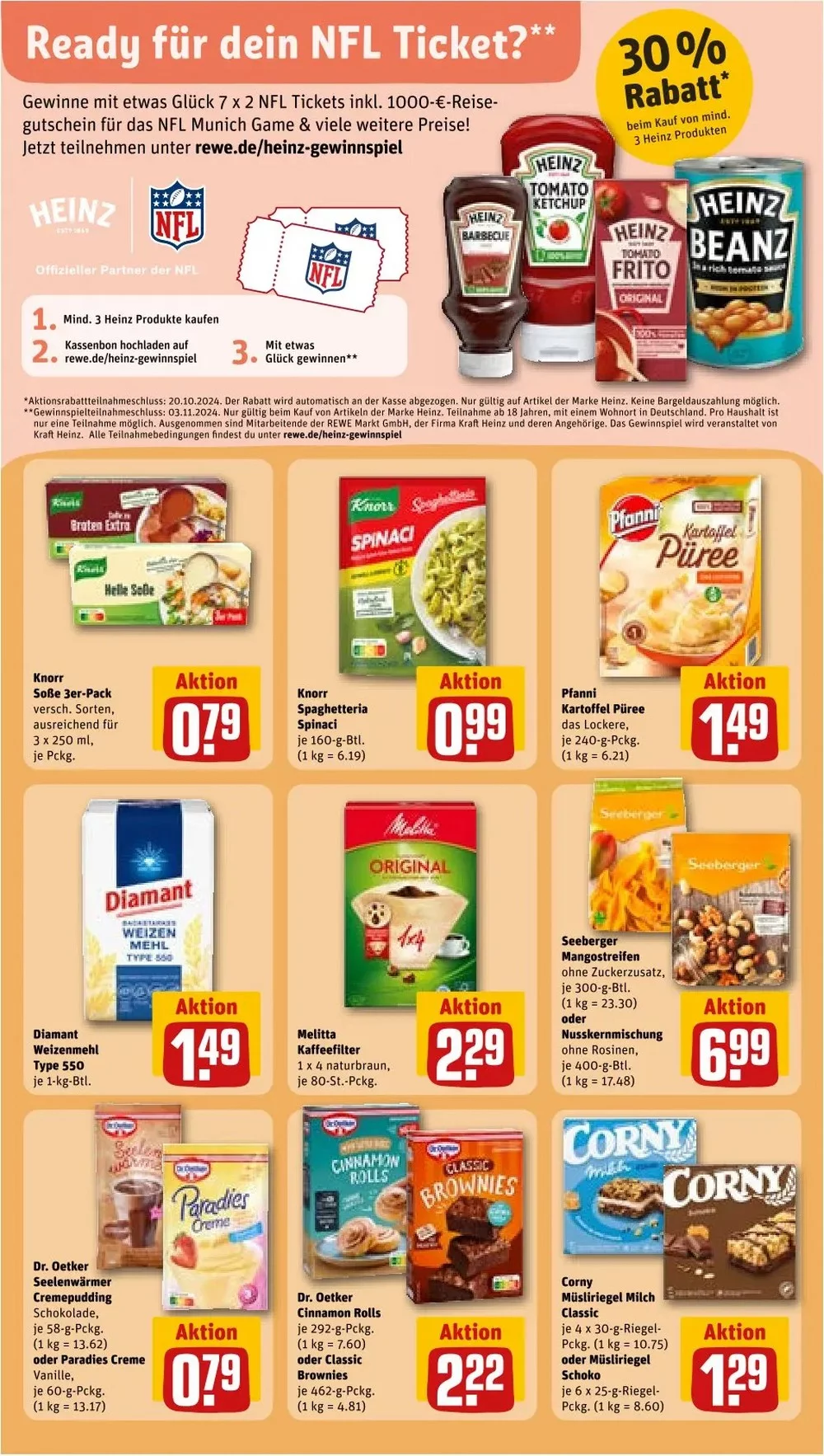 Rewe October 2024 Wöchentliche Angebote, Rabatte, Ermäßigungen und digitale Gutscheine.