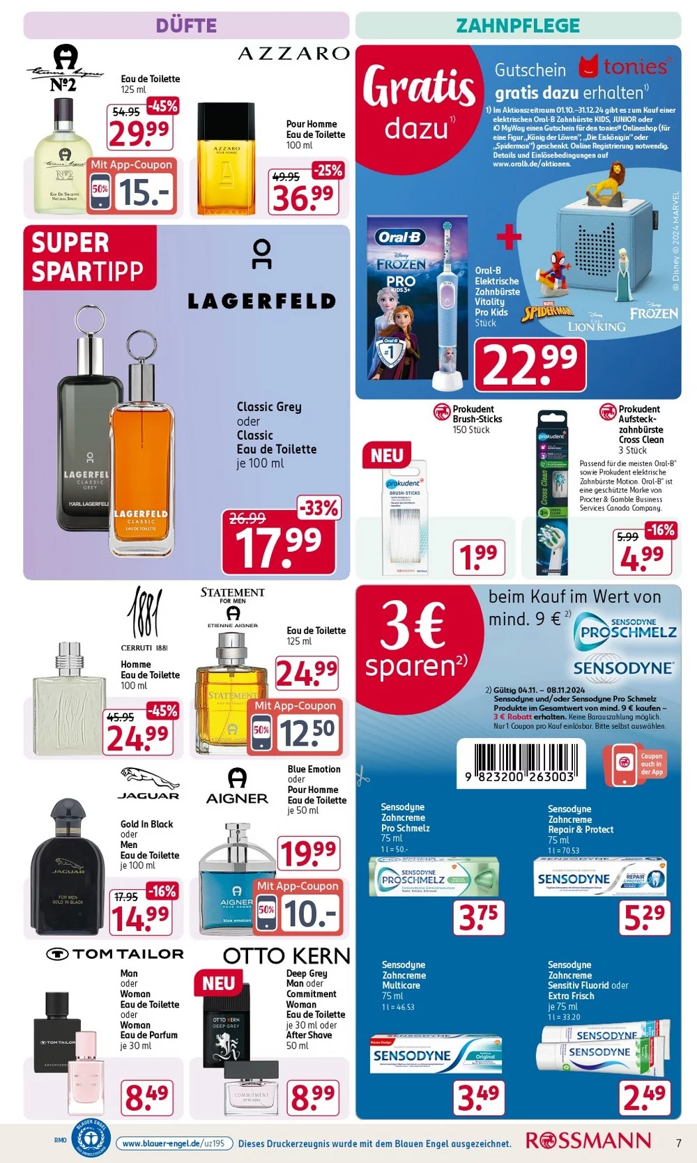 Rossmann Prospekt November 2024 Wöchentliche Angebote, Rabatte, Ermäßigungen und digitale Gutscheine.