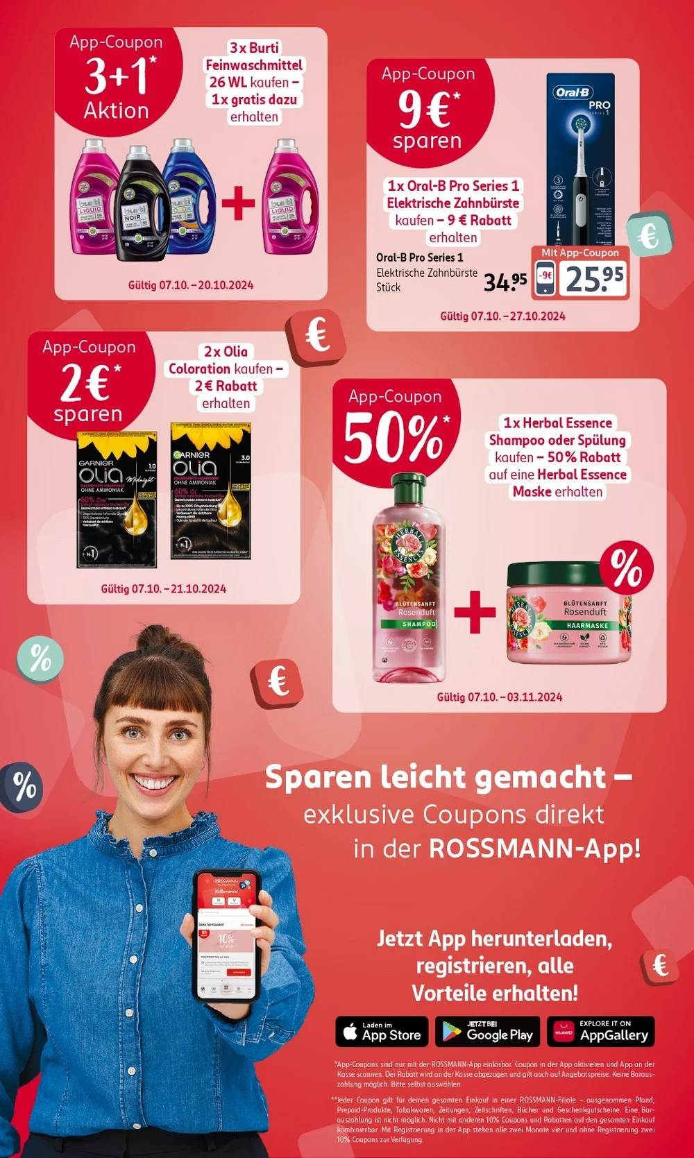 Rossmann October 2024 Wöchentliche Angebote, Rabatte, Ermäßigungen und digitale Gutscheine.