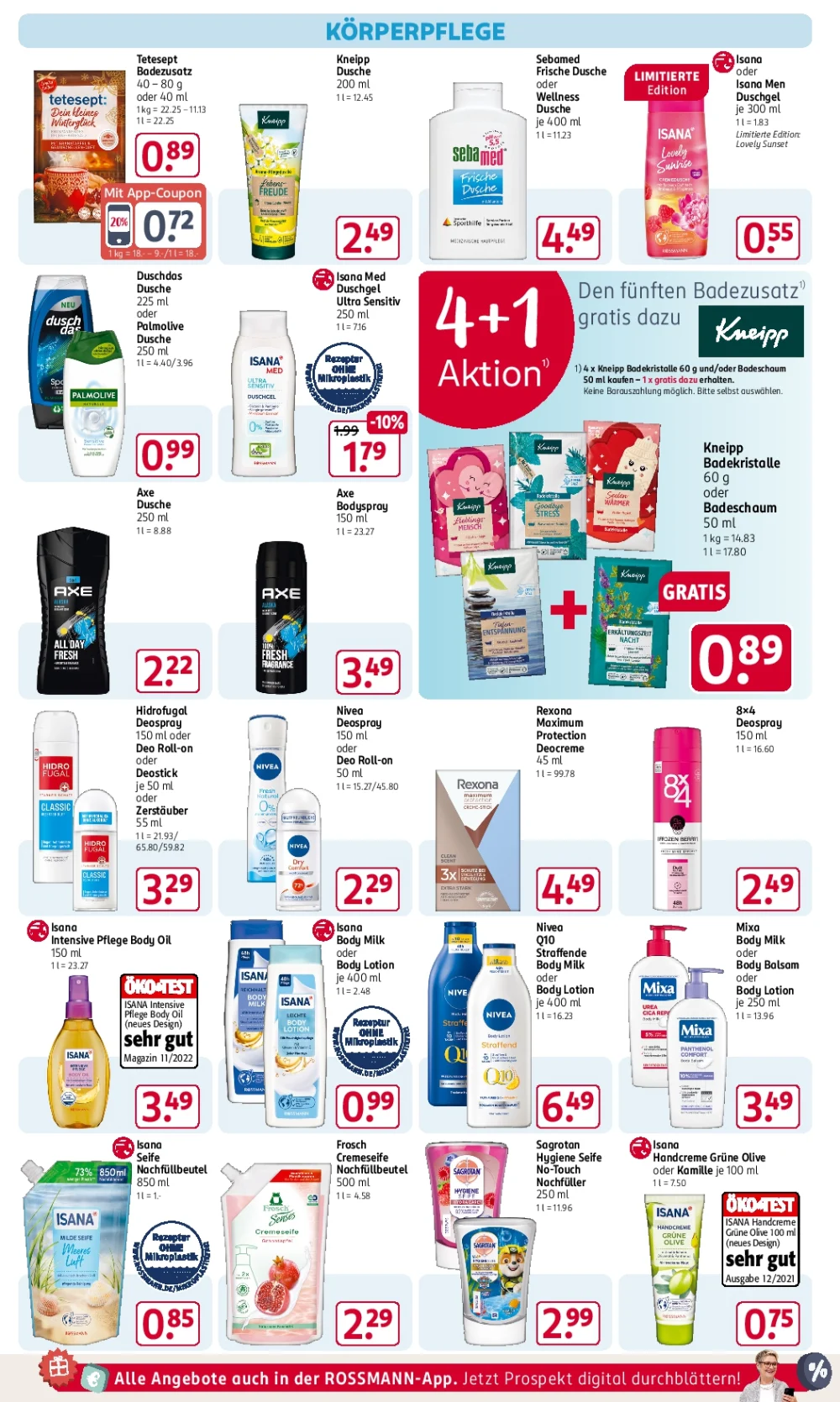 Rossmann October 2024 Wöchentliche Angebote, Rabatte, Ermäßigungen und digitale Gutscheine.