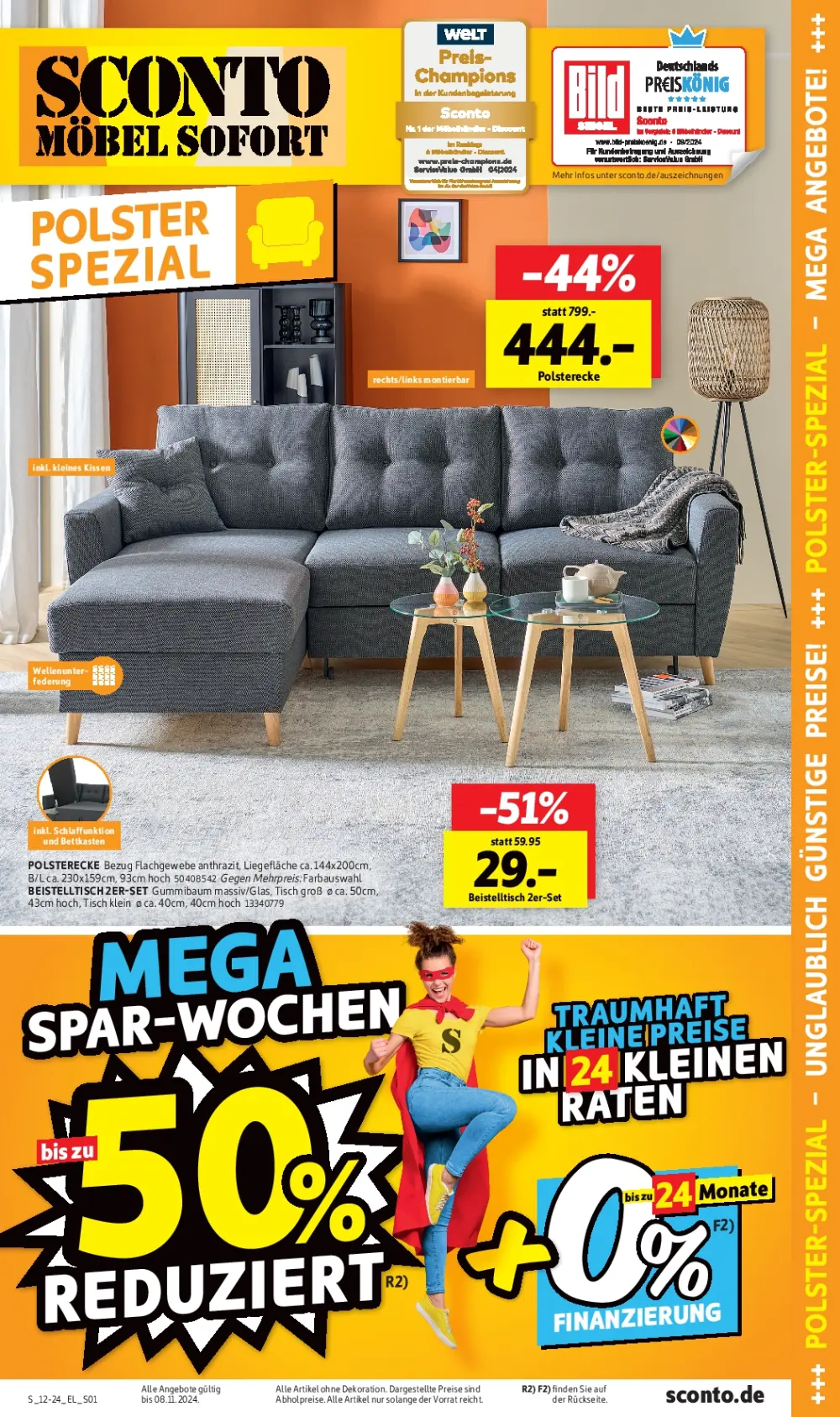 Sconto Black Friday November 2024 Wöchentliche Angebote, Rabatte, Ermäßigungen und digitale Gutscheine.