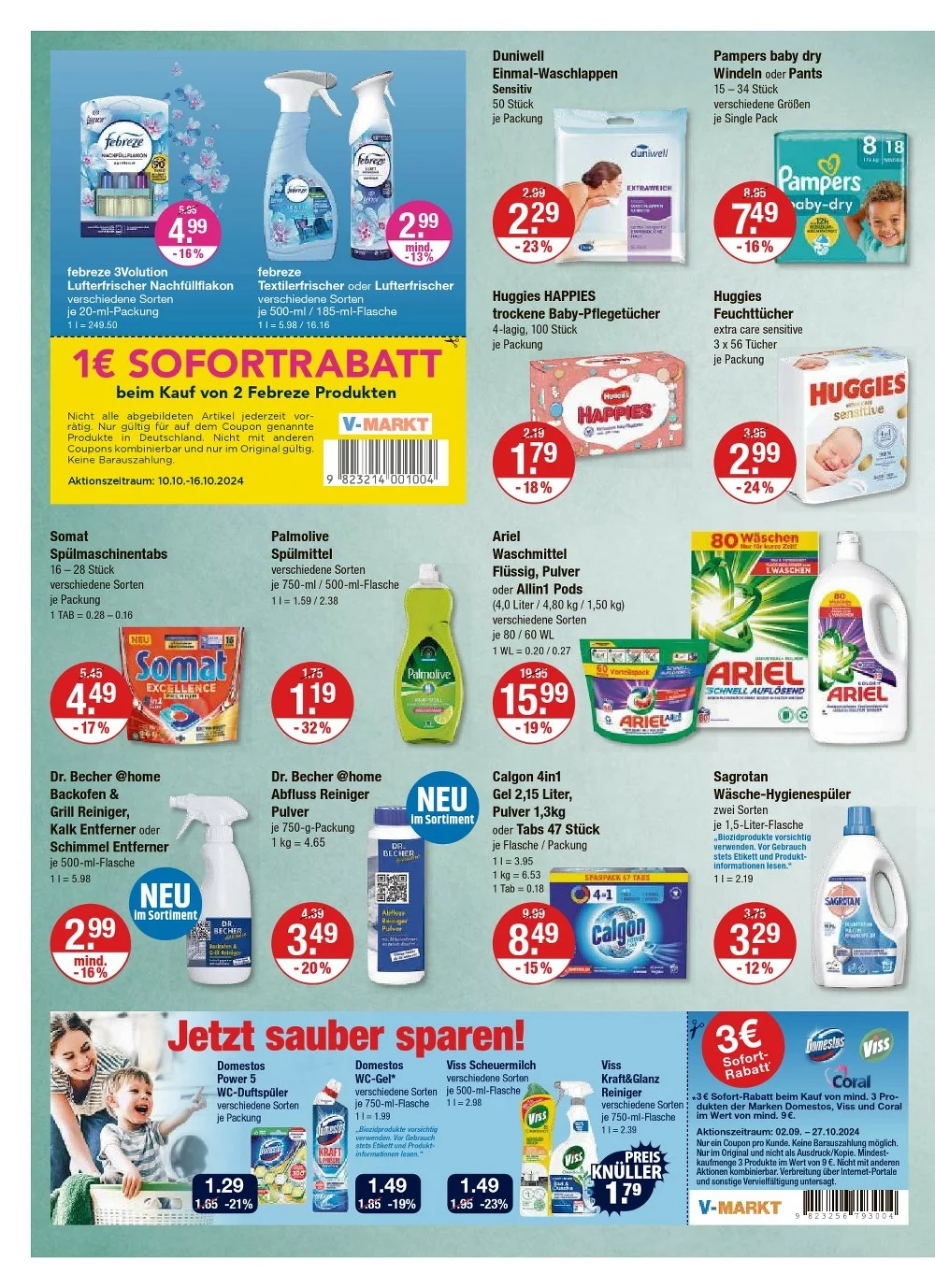 V-Markt October 2024 Wöchentliche Angebote, Rabatte, Ermäßigungen und digitale Gutscheine.