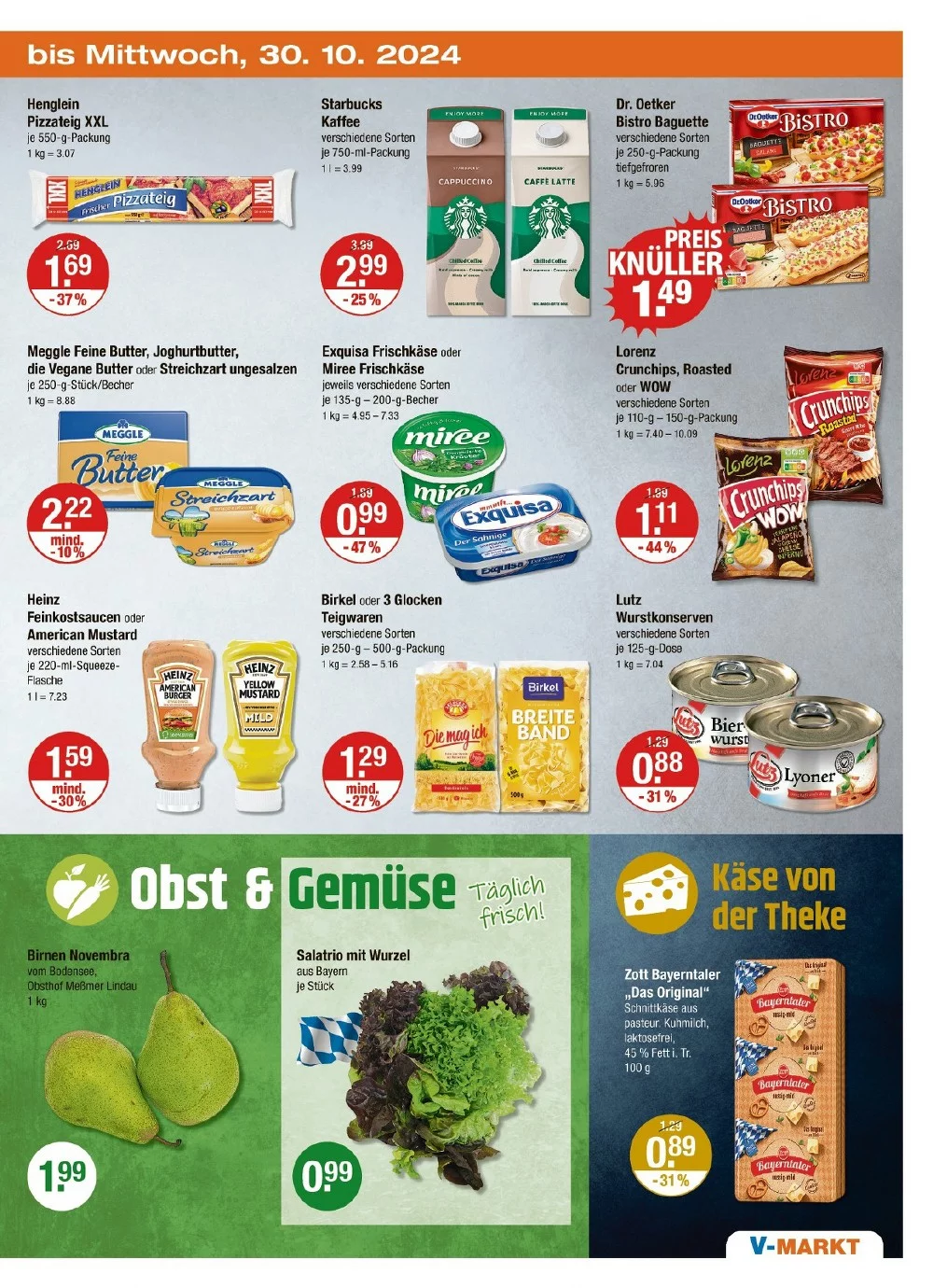 V-Markt October 2024 Wöchentliche Angebote, Rabatte, Ermäßigungen und digitale Gutscheine.