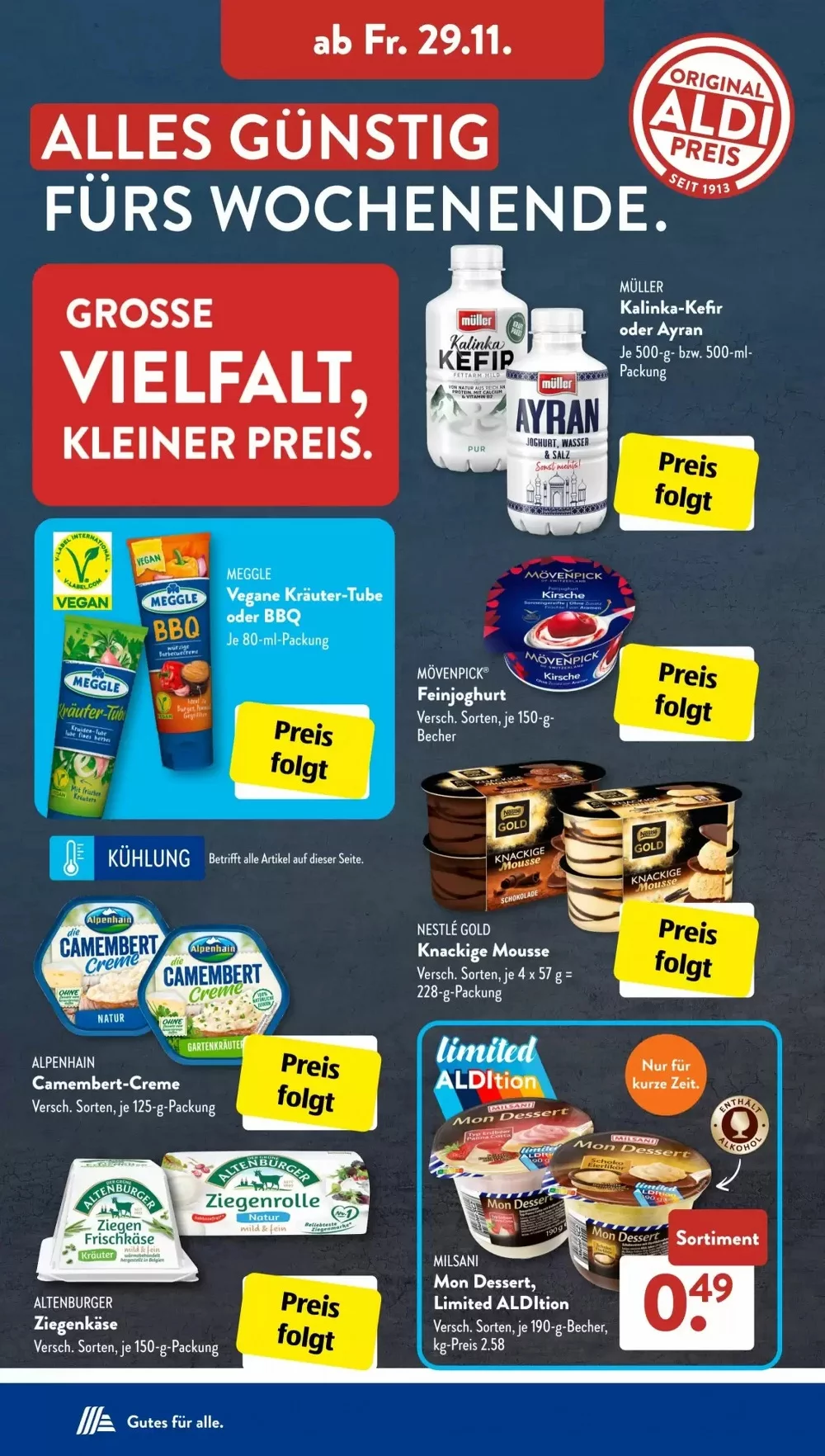 Aldi Süd Prospekt November 2024 Wöchentliche Angebote, Rabatte, Ermäßigungen und digitale Gutscheine.