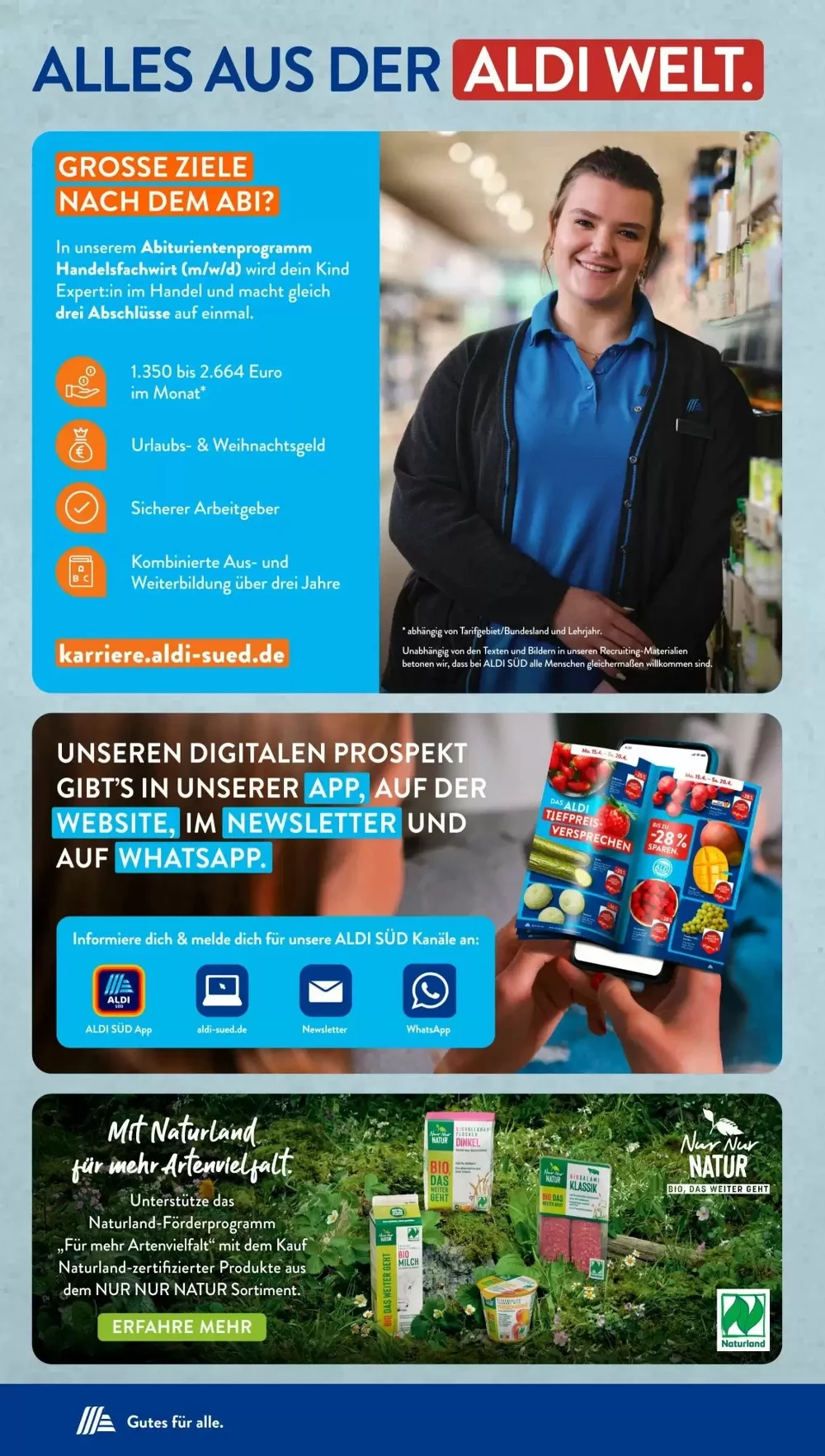 Aldi Süd Prospekt November 2024 Wöchentliche Angebote, Rabatte, Ermäßigungen und digitale Gutscheine.