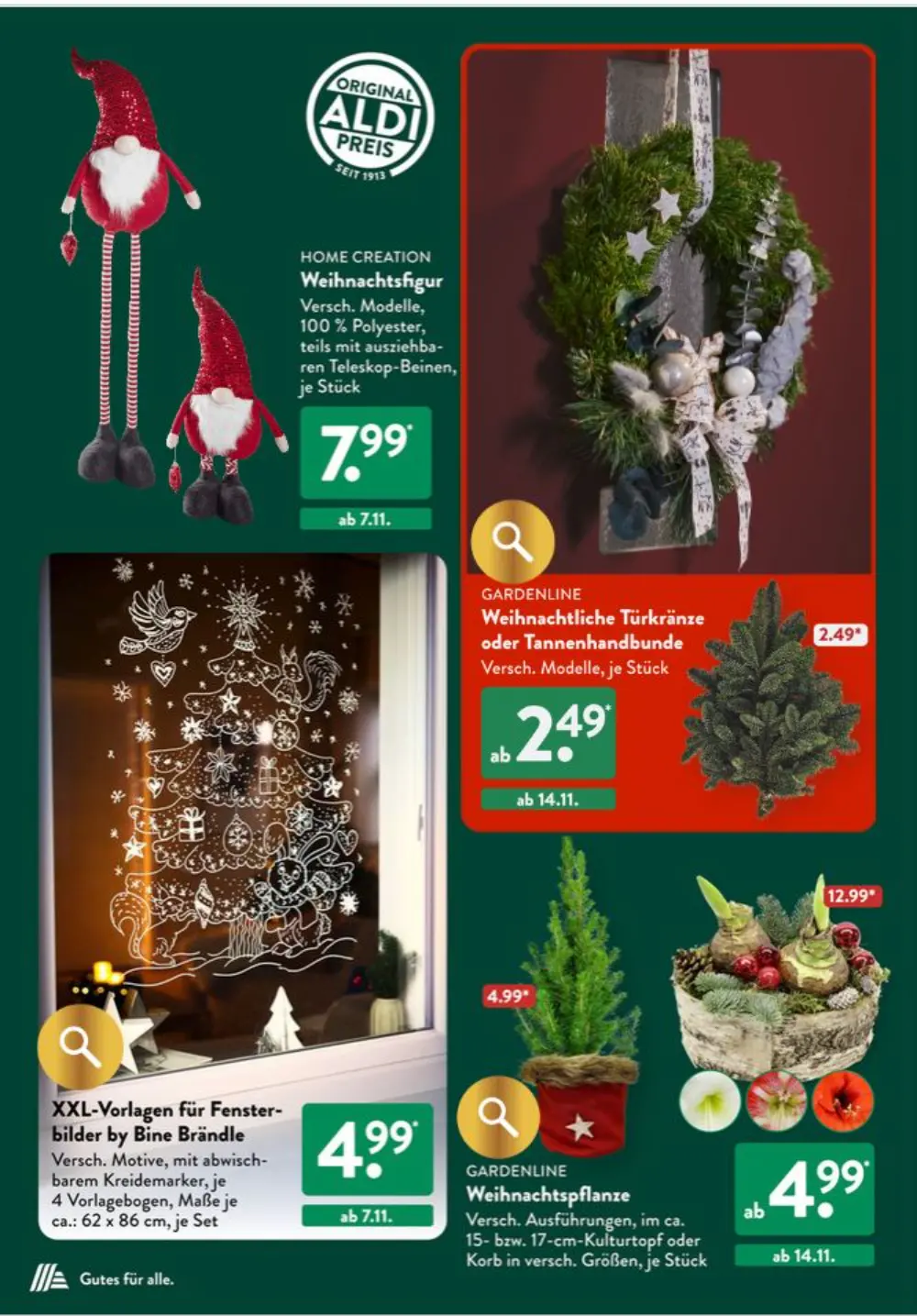 Aldi Süd Weihnachten December 2024 Wöchentliche Angebote, Rabatte, Ermäßigungen und digitale Gutscheine.