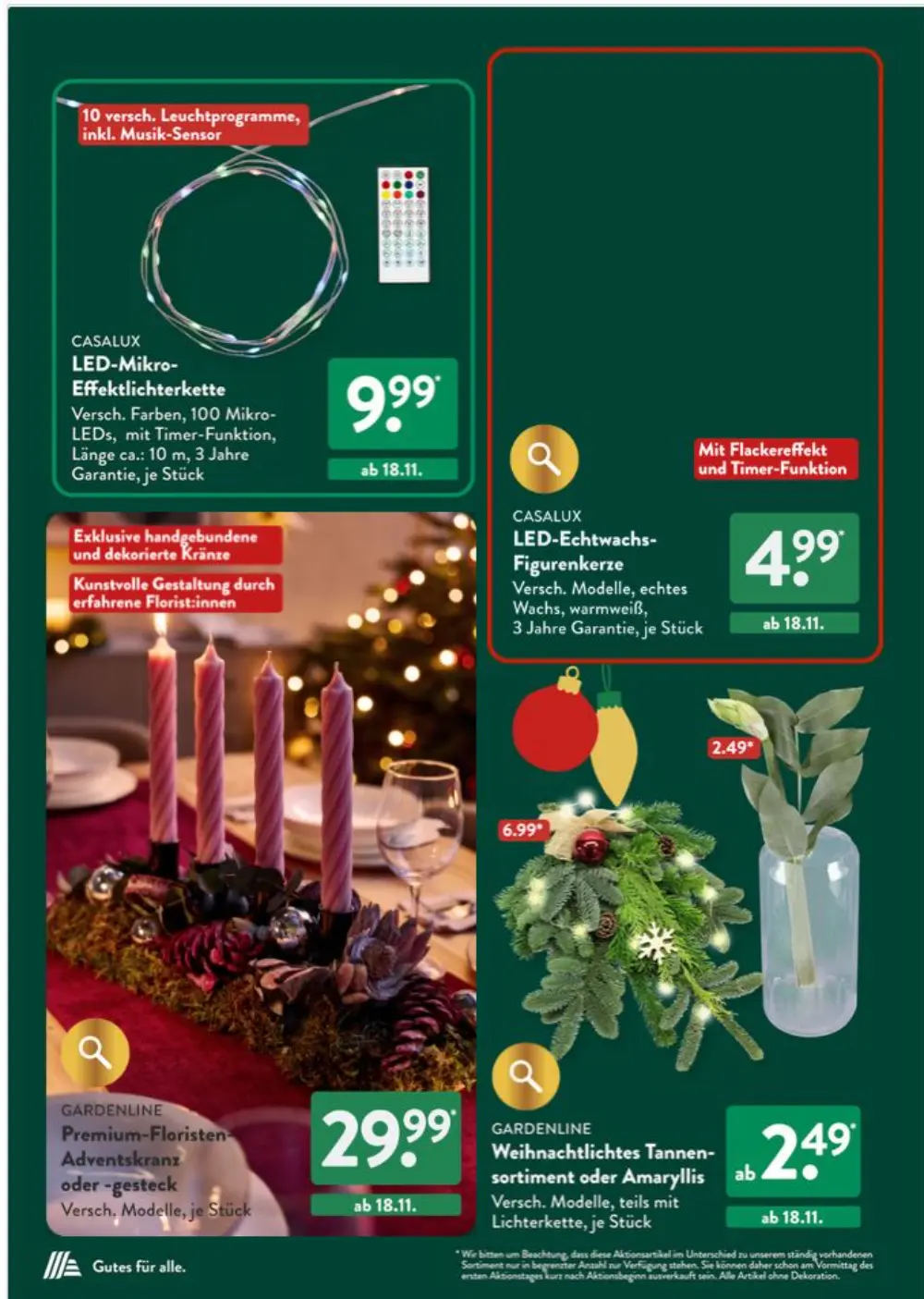 Aldi Süd Weihnachten December 2024 Wöchentliche Angebote, Rabatte, Ermäßigungen und digitale Gutscheine.