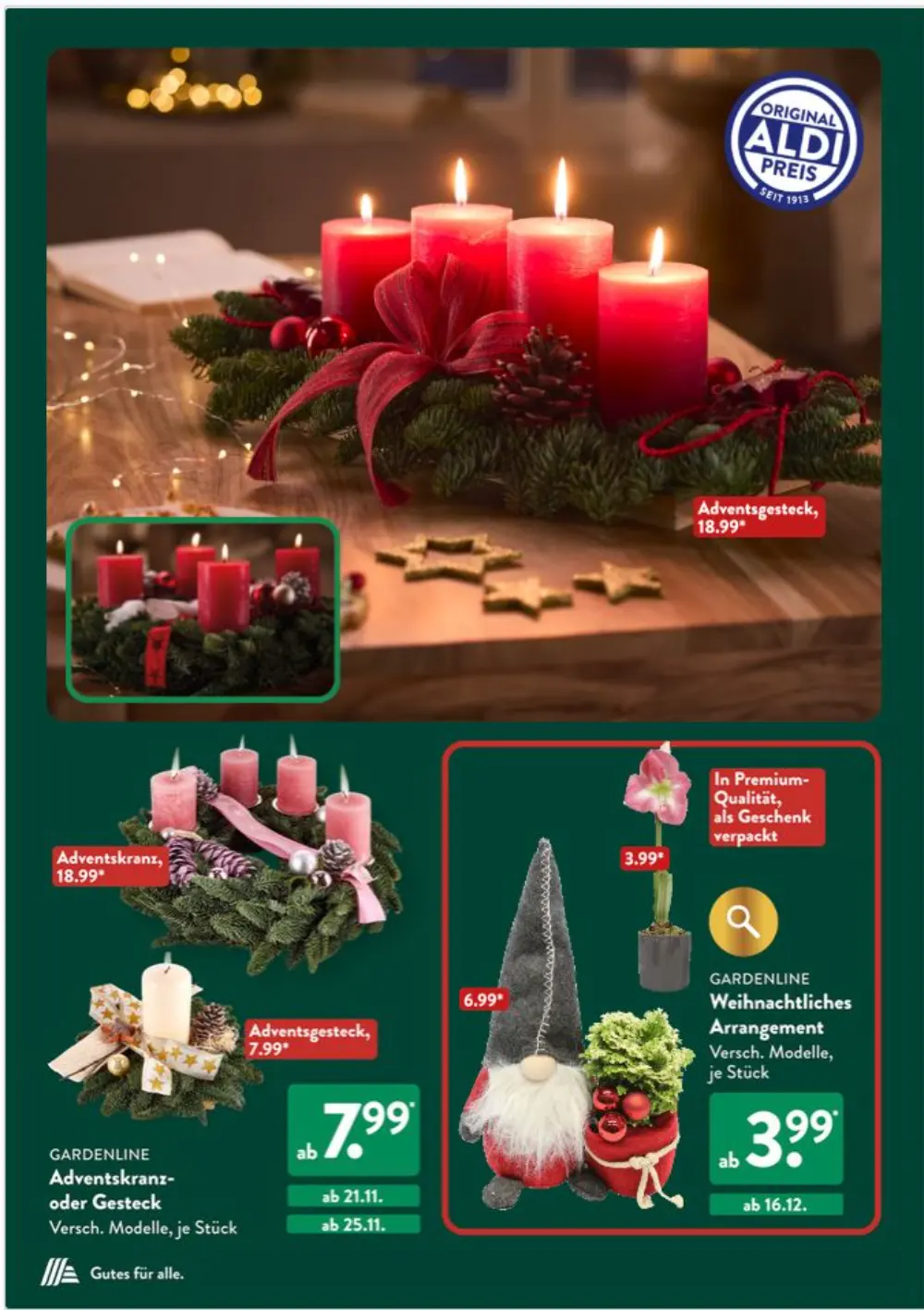 Aldi Süd Weihnachten December 2024 Wöchentliche Angebote, Rabatte, Ermäßigungen und digitale Gutscheine.