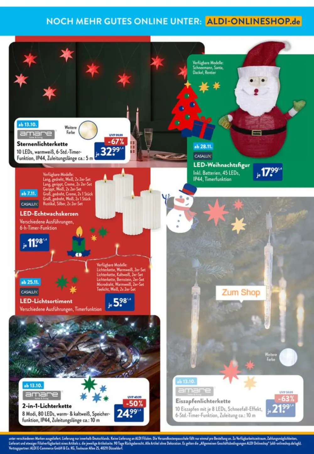 Aldi Süd Weihnachten December 2024 Wöchentliche Angebote, Rabatte, Ermäßigungen und digitale Gutscheine.