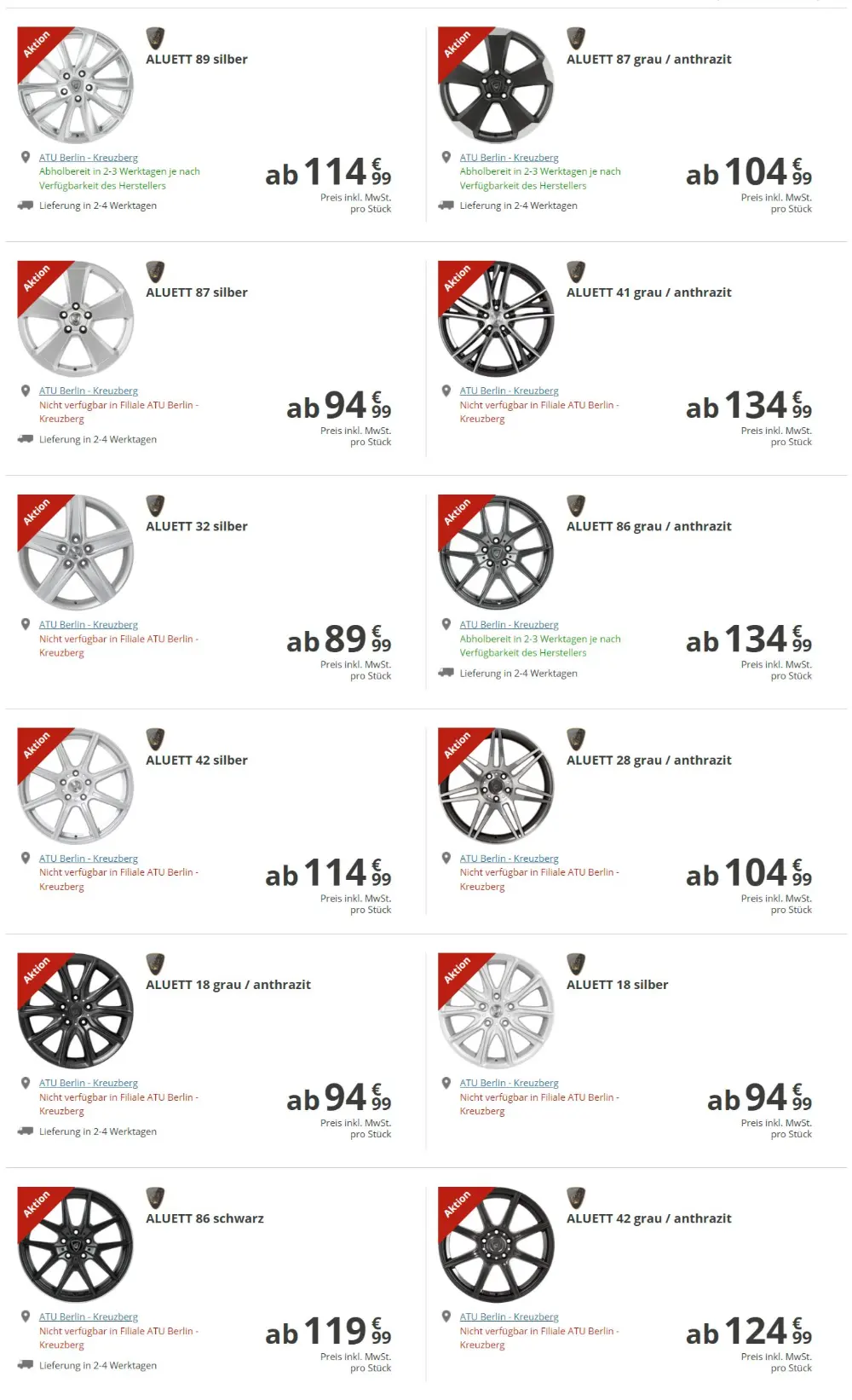 ATU Black Friday November 2024 Wöchentliche Angebote, Rabatte, Ermäßigungen und digitale Gutscheine.