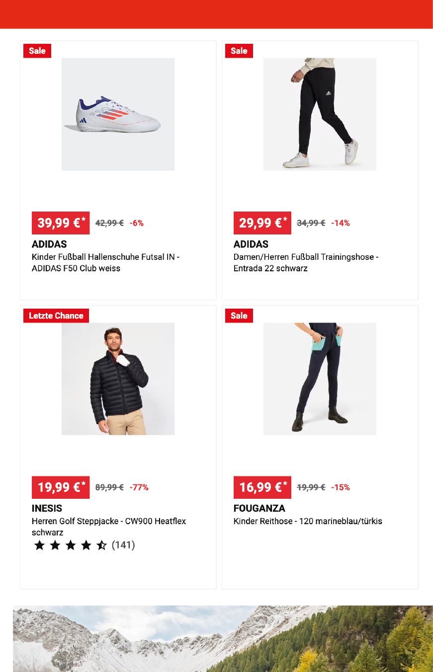 Decathlon December 2024 Wöchentliche Angebote, Rabatte, Ermäßigungen und digitale Gutscheine.