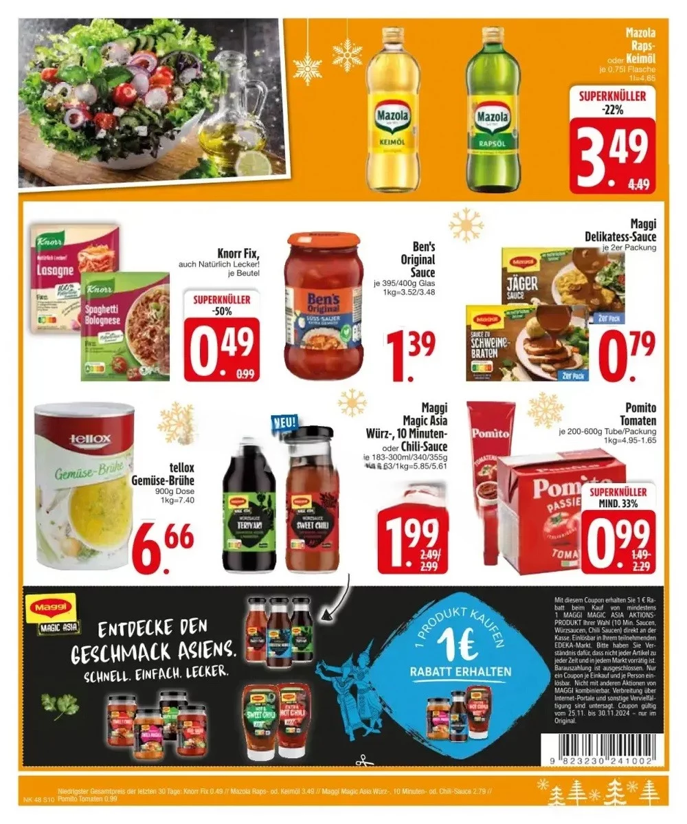 Edeka Black Friday November 2024 Wöchentliche Angebote, Rabatte, Ermäßigungen und digitale Gutscheine.