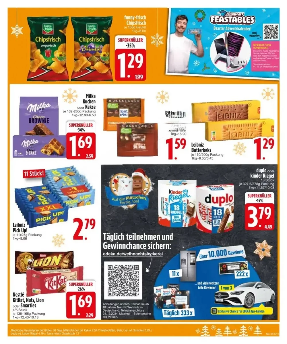 Edeka Black Friday November 2024 Wöchentliche Angebote, Rabatte, Ermäßigungen und digitale Gutscheine.