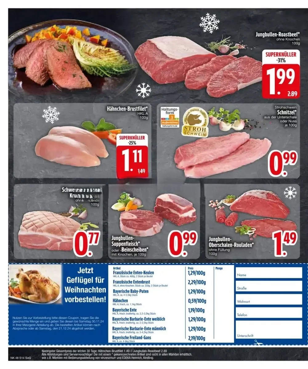 Edeka Black Friday November 2024 Wöchentliche Angebote, Rabatte, Ermäßigungen und digitale Gutscheine.