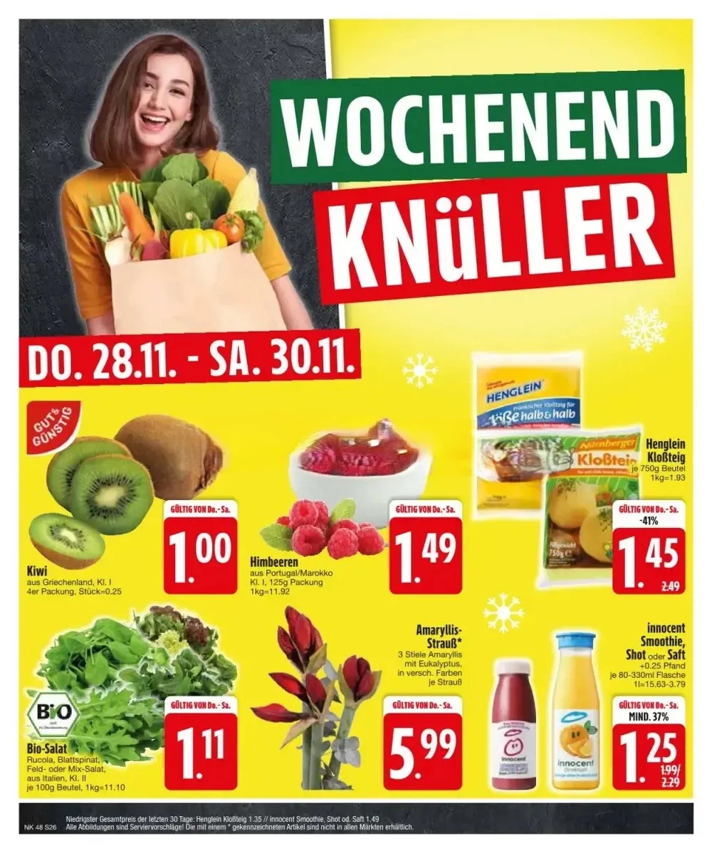 Edeka Black Friday November 2024 Wöchentliche Angebote, Rabatte, Ermäßigungen und digitale Gutscheine.