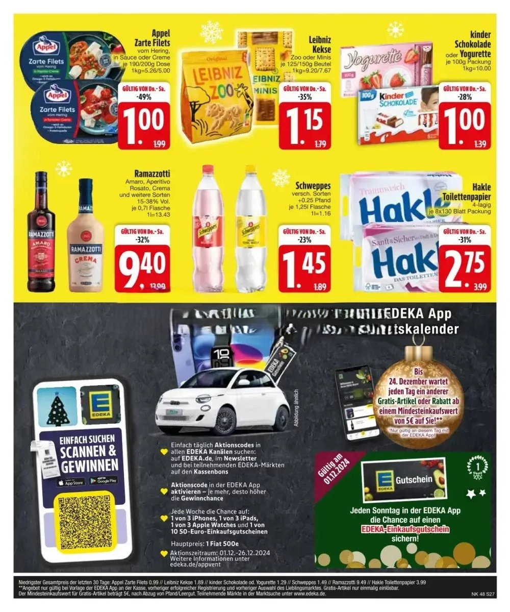 Edeka Black Friday November 2024 Wöchentliche Angebote, Rabatte, Ermäßigungen und digitale Gutscheine.