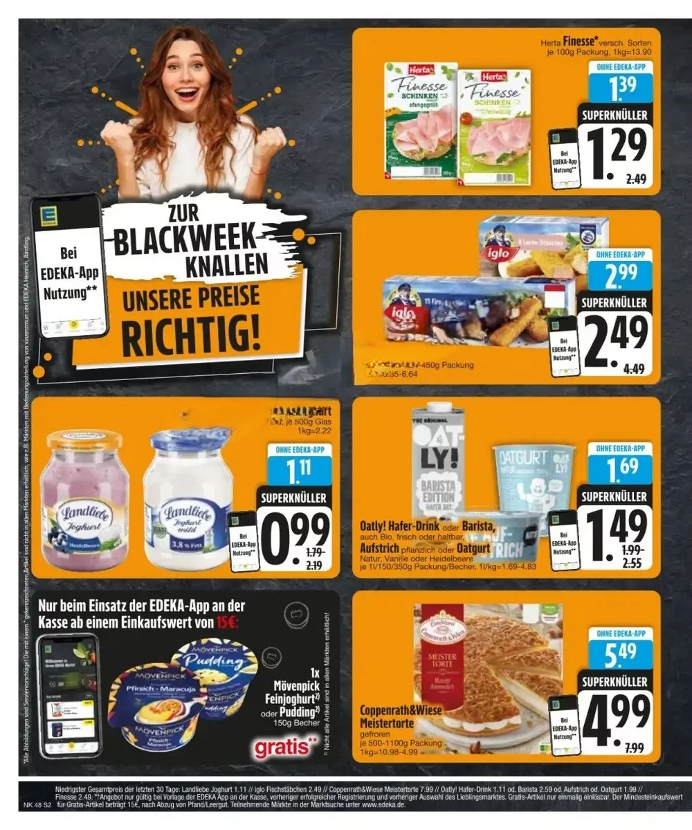 Edeka Black Friday November 2024 Wöchentliche Angebote, Rabatte, Ermäßigungen und digitale Gutscheine.