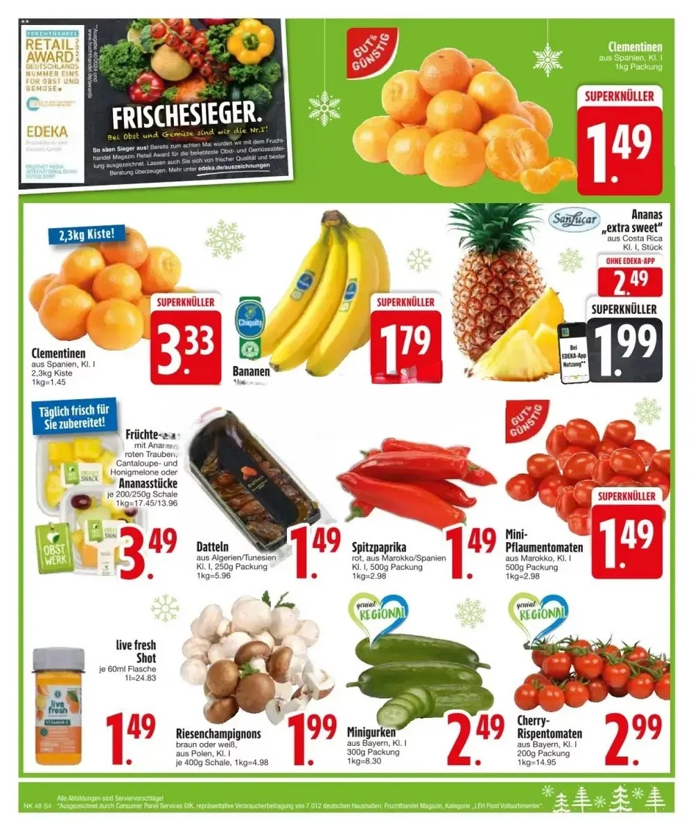 Edeka Black Friday November 2024 Wöchentliche Angebote, Rabatte, Ermäßigungen und digitale Gutscheine.