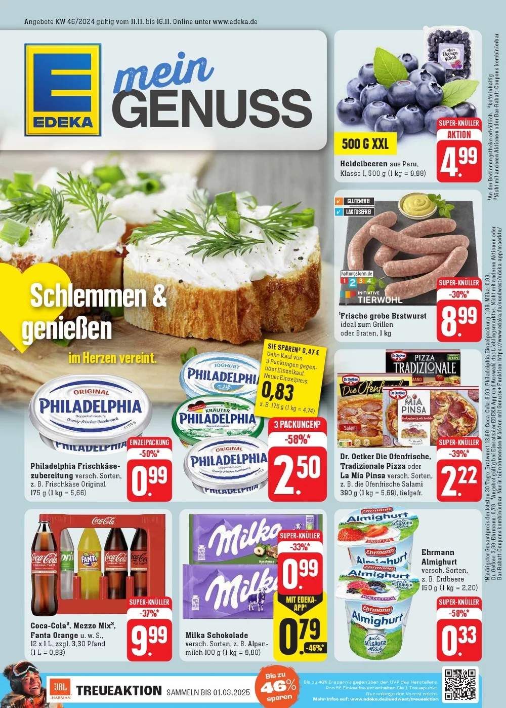 Edeka Sudwest November 2024 Wöchentliche Angebote, Rabatte, Ermäßigungen und digitale Gutscheine.