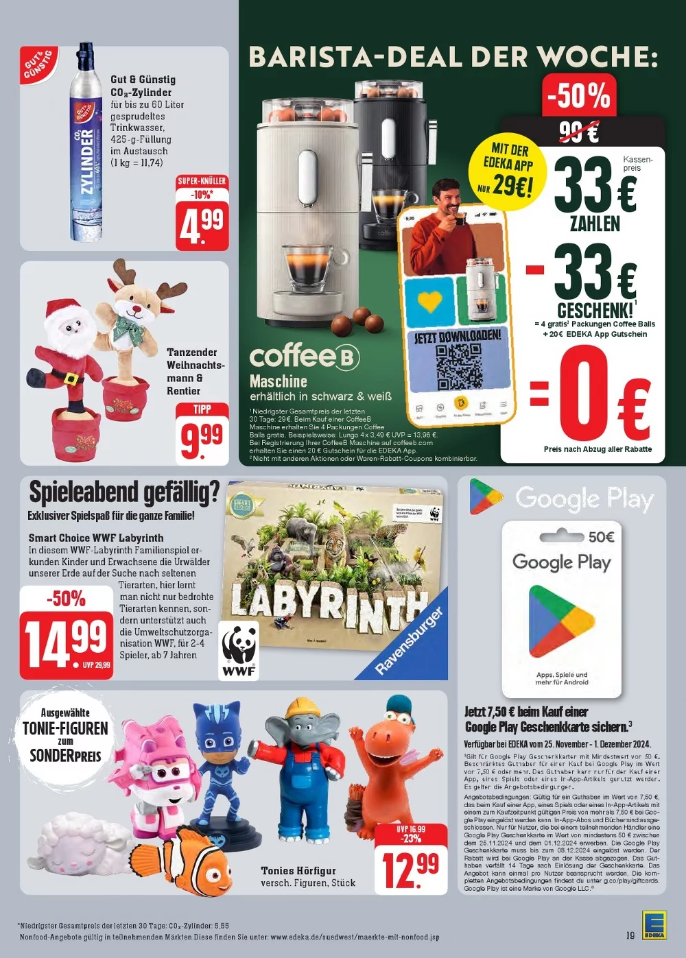 Edeka Sudwest November 2024 Wöchentliche Angebote, Rabatte, Ermäßigungen und digitale Gutscheine.