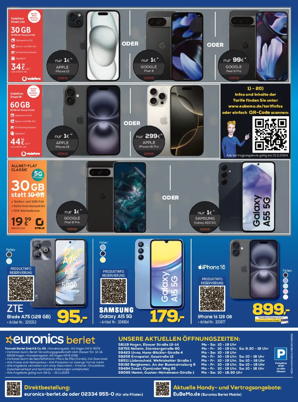 Euronics November 2024 Wöchentliche Angebote, Rabatte, Ermäßigungen und digitale Gutscheine.